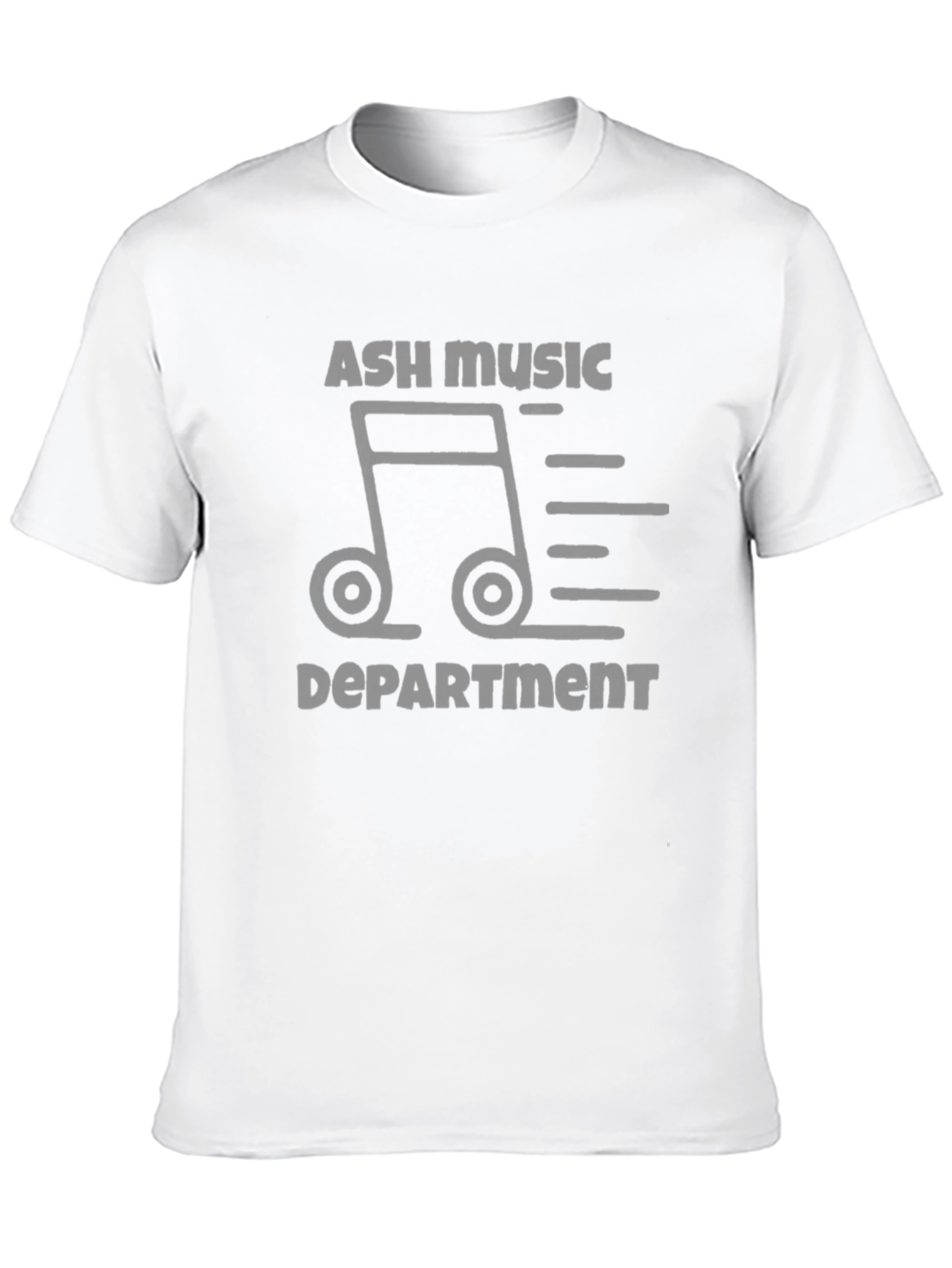 Ash Music Department Tee - Classic Black T-Shirt