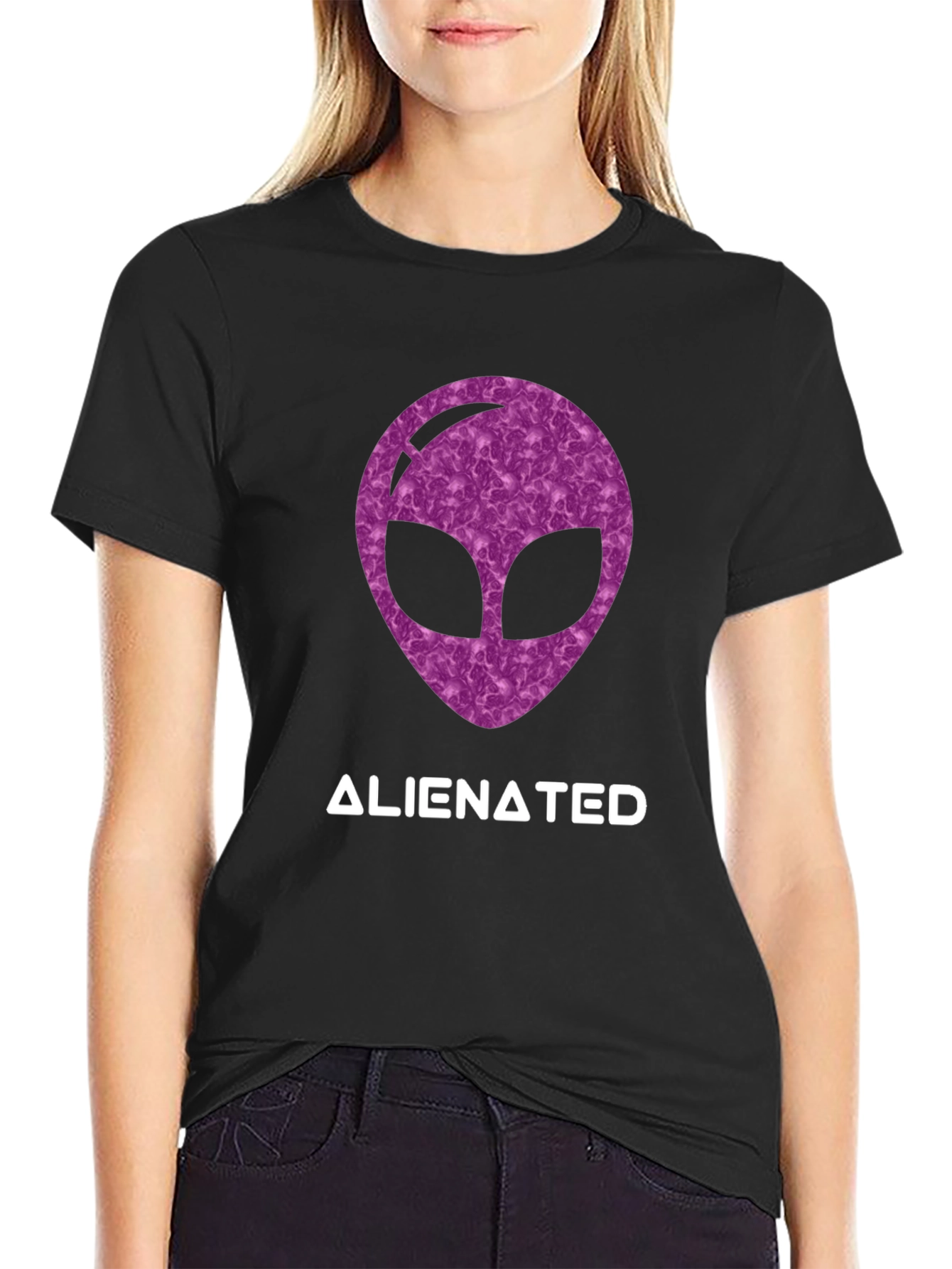 Alienated T-Shirt: Stylish Sci-Fi Design