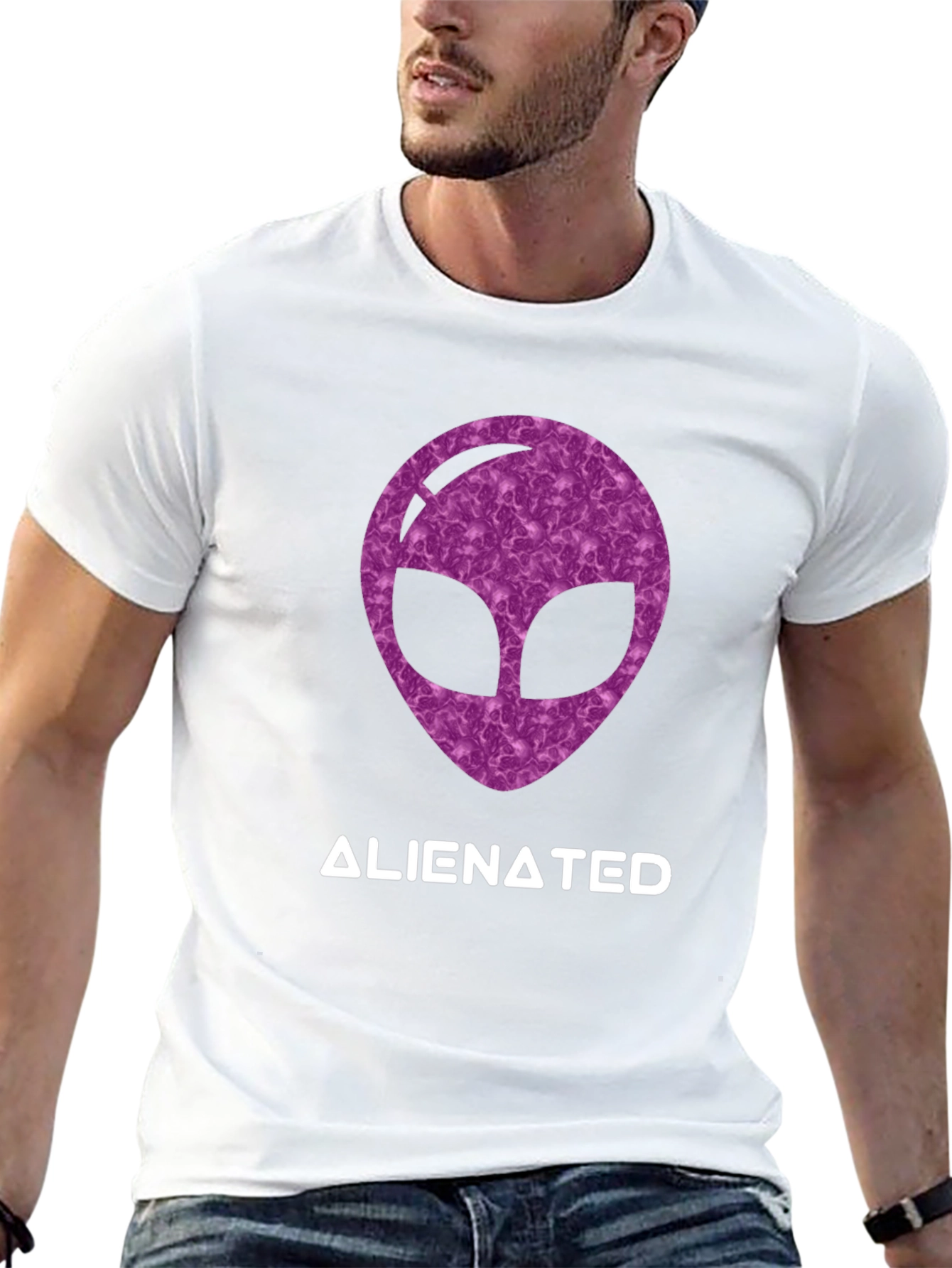 Alienated T-Shirt: Stylish Sci-Fi Design
