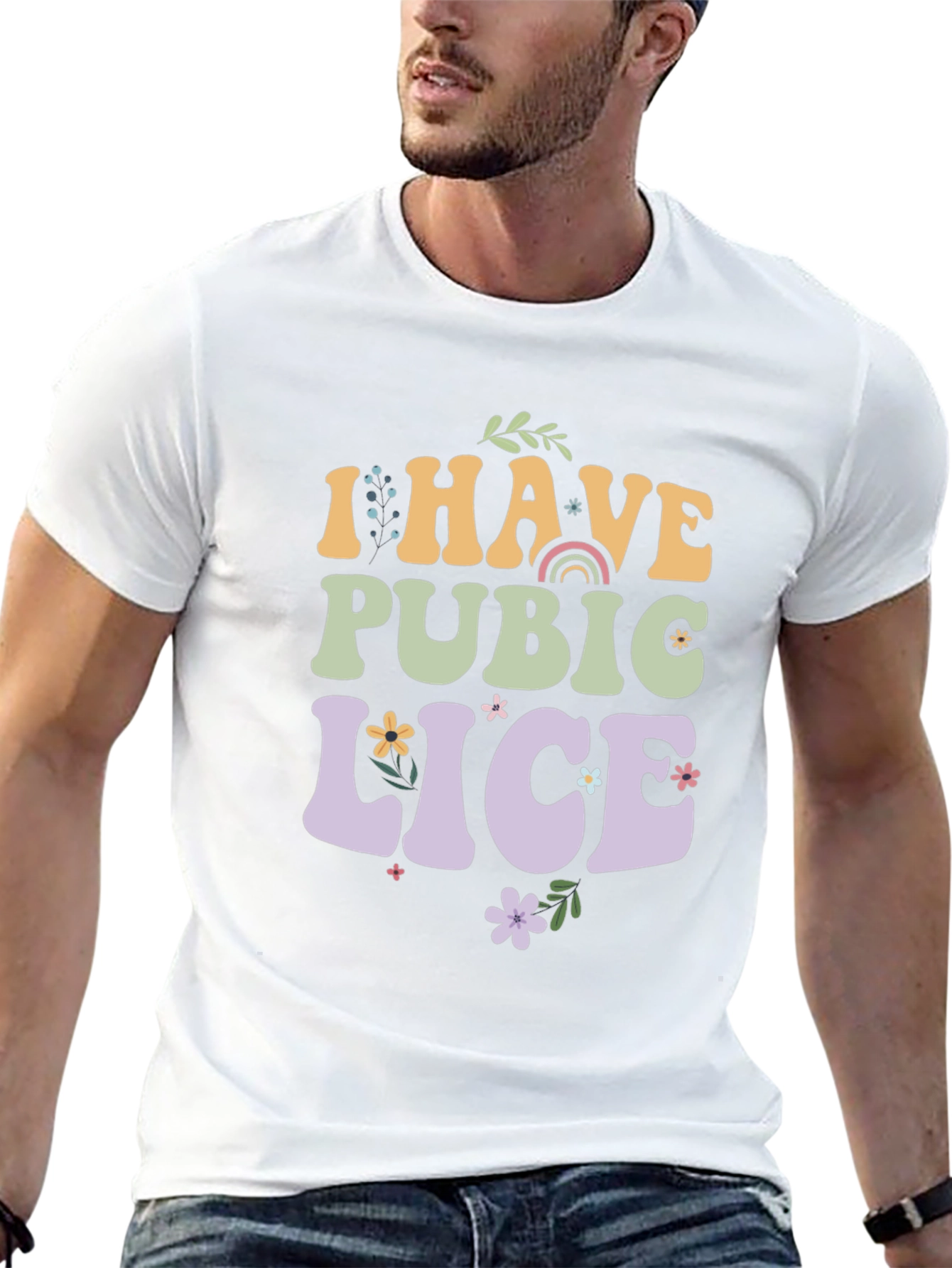 Humorous Graphic Tee - I Have Public Lice