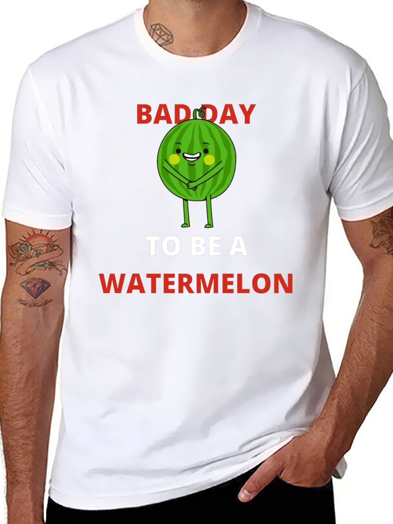 Funny Bad Day To Be A Watermelon T-Shirt