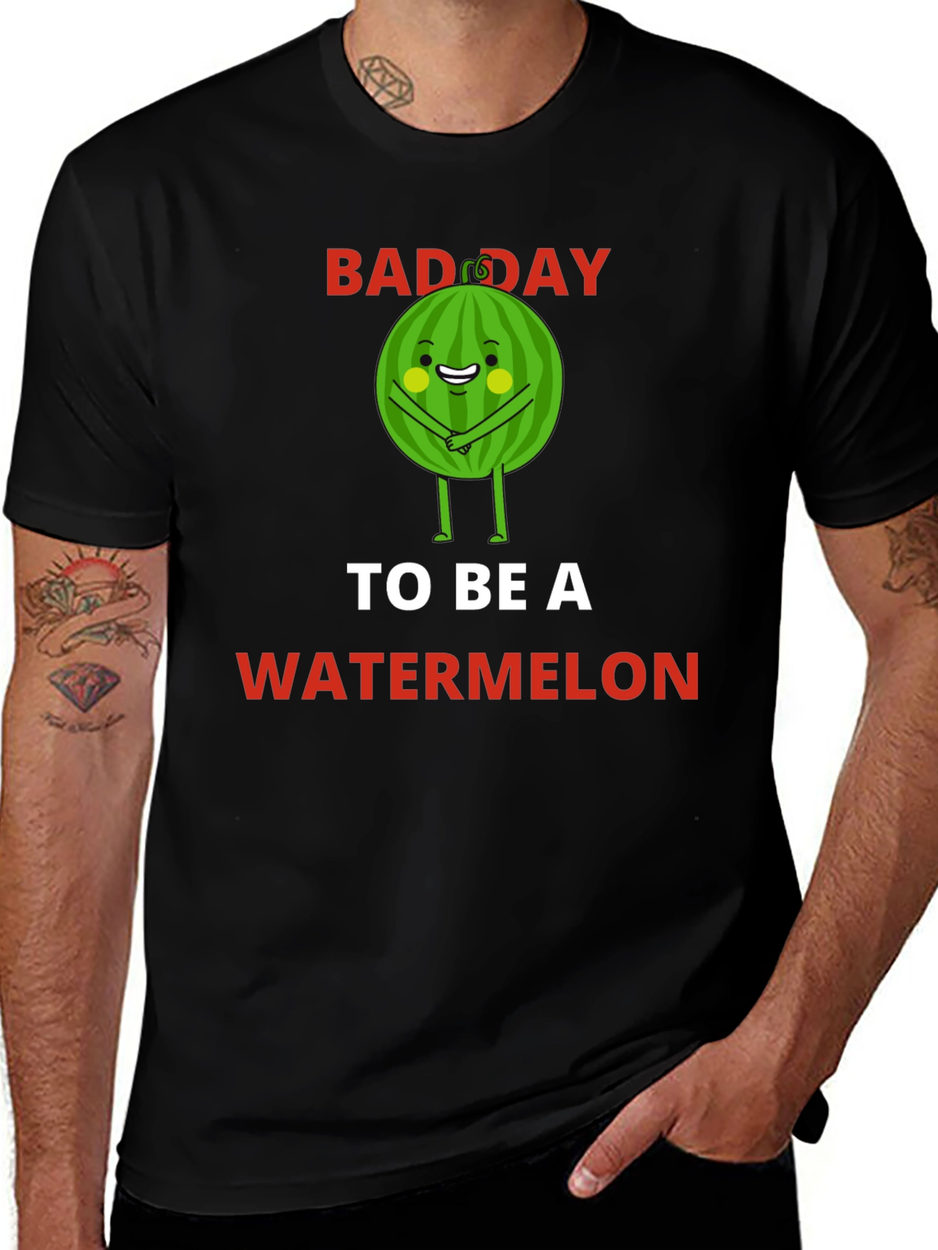 Funny Bad Day To Be A Watermelon T-Shirt