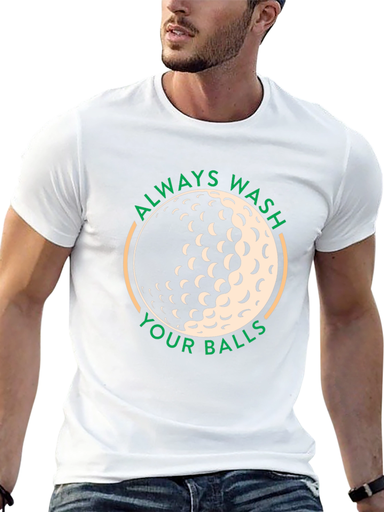 Always Wash Your Balls Funny Golf T-Shirt