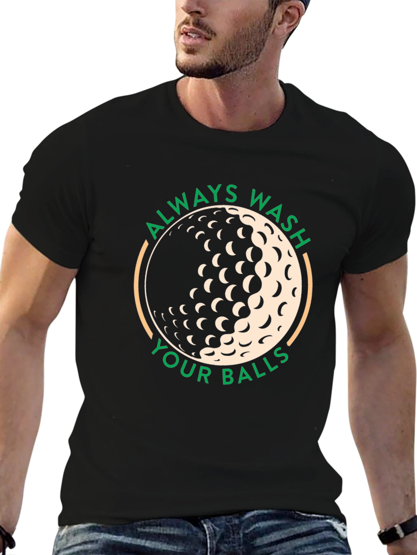 Always Wash Your Balls Funny Golf T-Shirt
