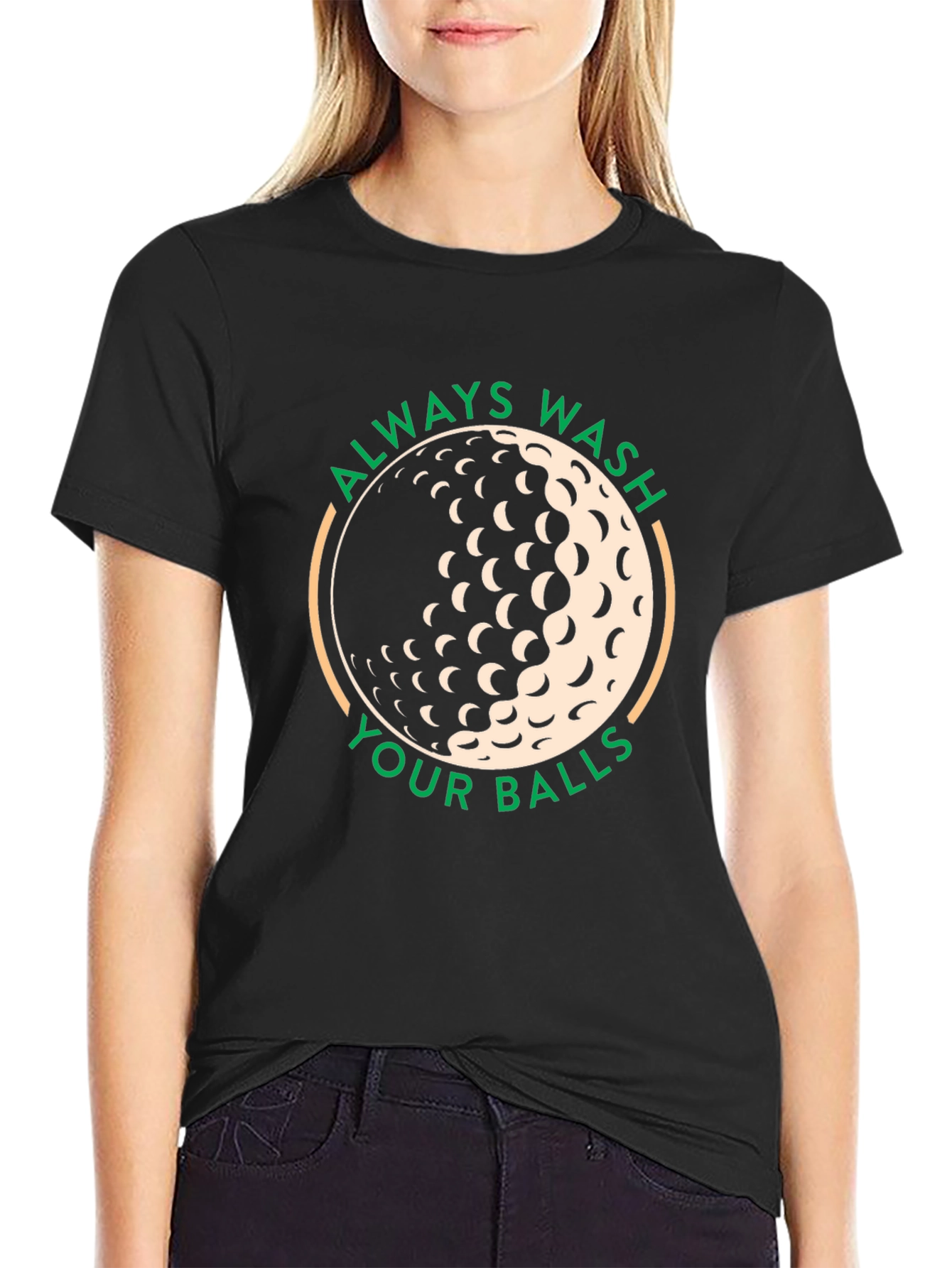 Always Wash Your Balls Funny Golf T-Shirt