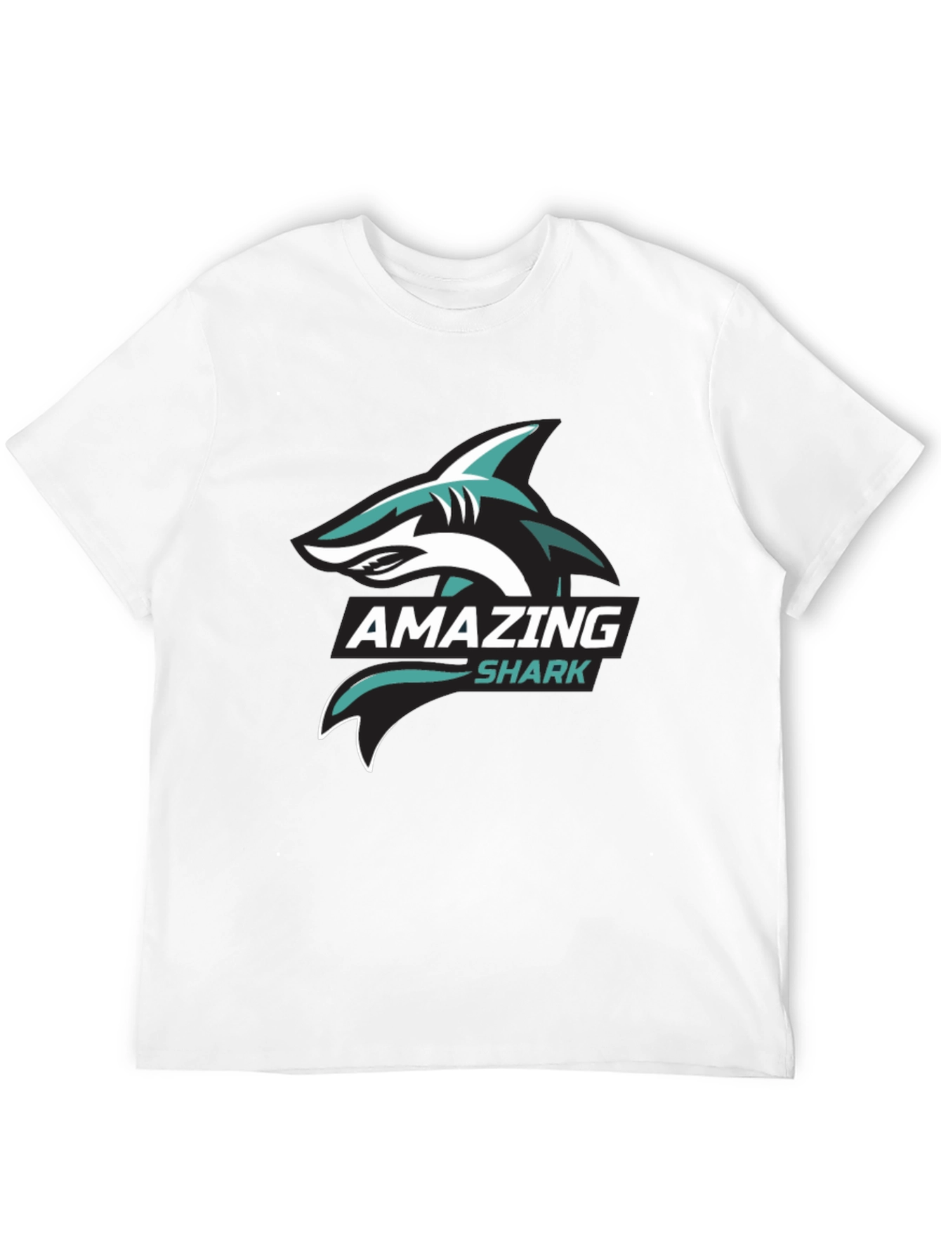 Amazing Shark Graphic Tee - Stylish Black T-Shirt