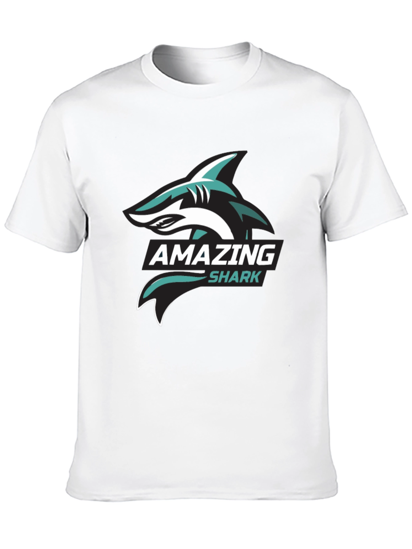 Amazing Shark Graphic Tee - Stylish Black T-Shirt