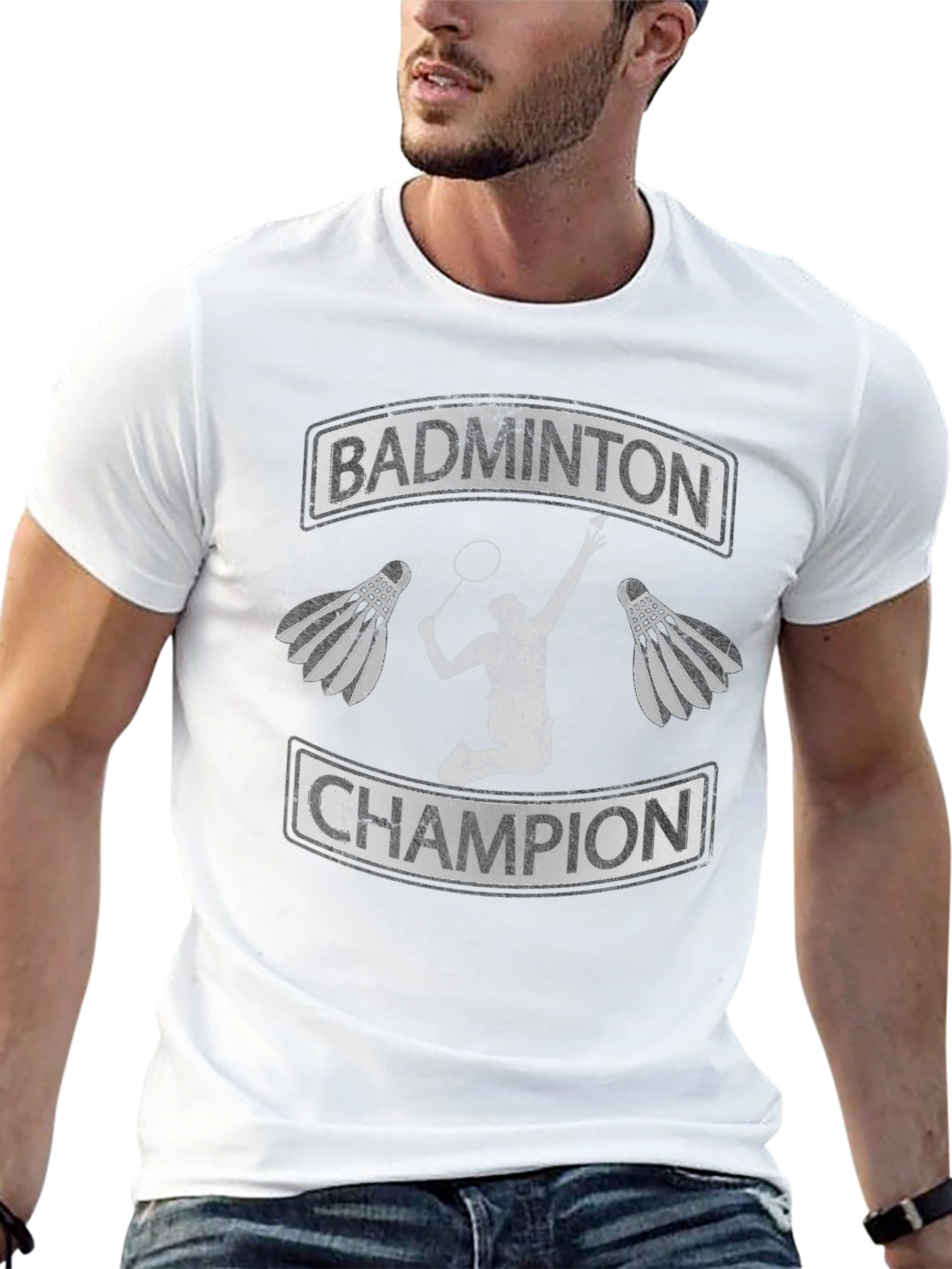 Badminton Champion Graphic T-Shirt