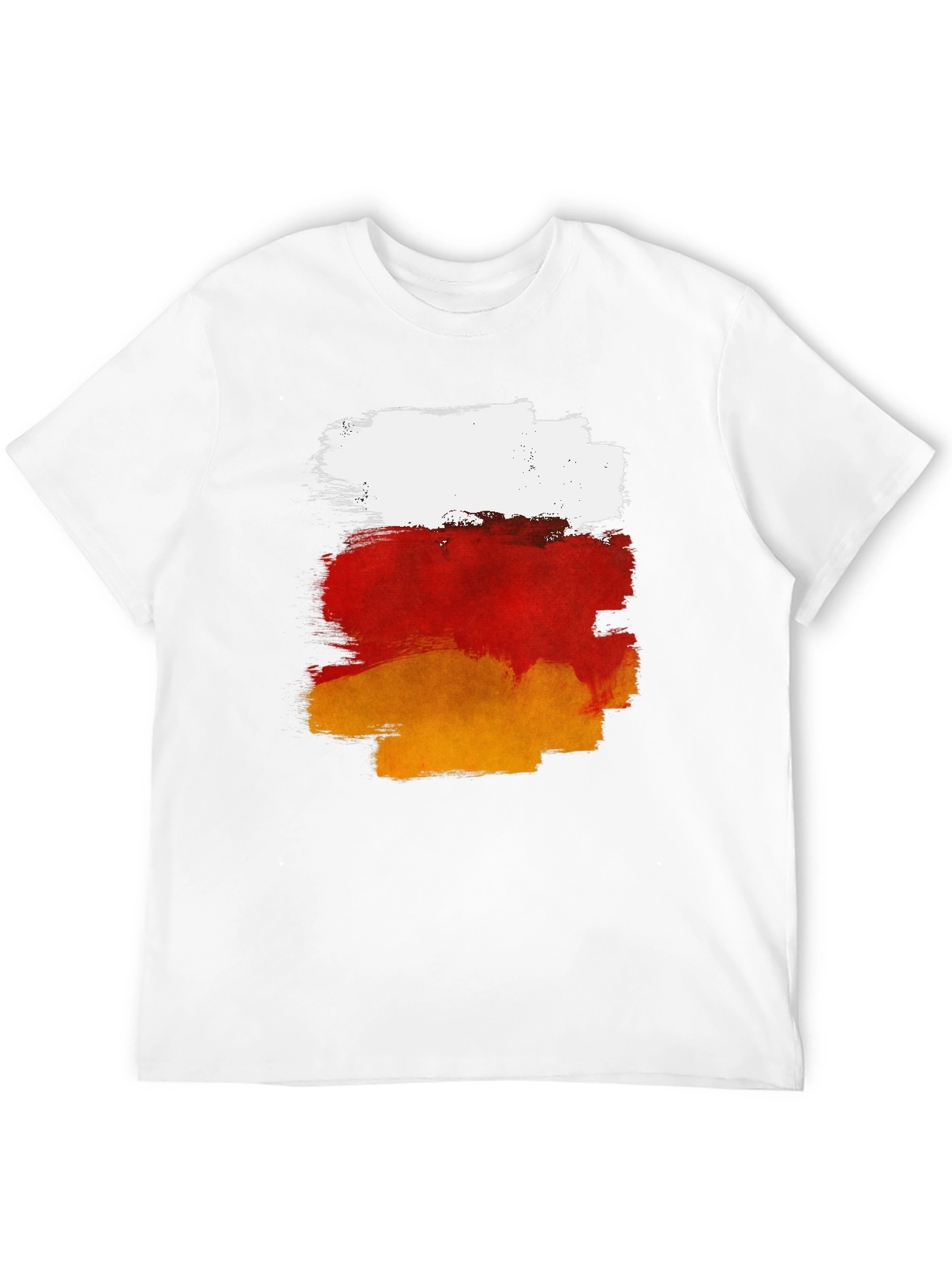 Abstract Brush Stroke Graphic T-Shirt