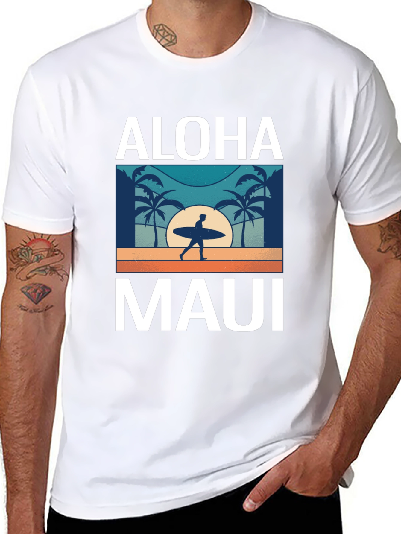 Aloha Maui Graphic Tee
