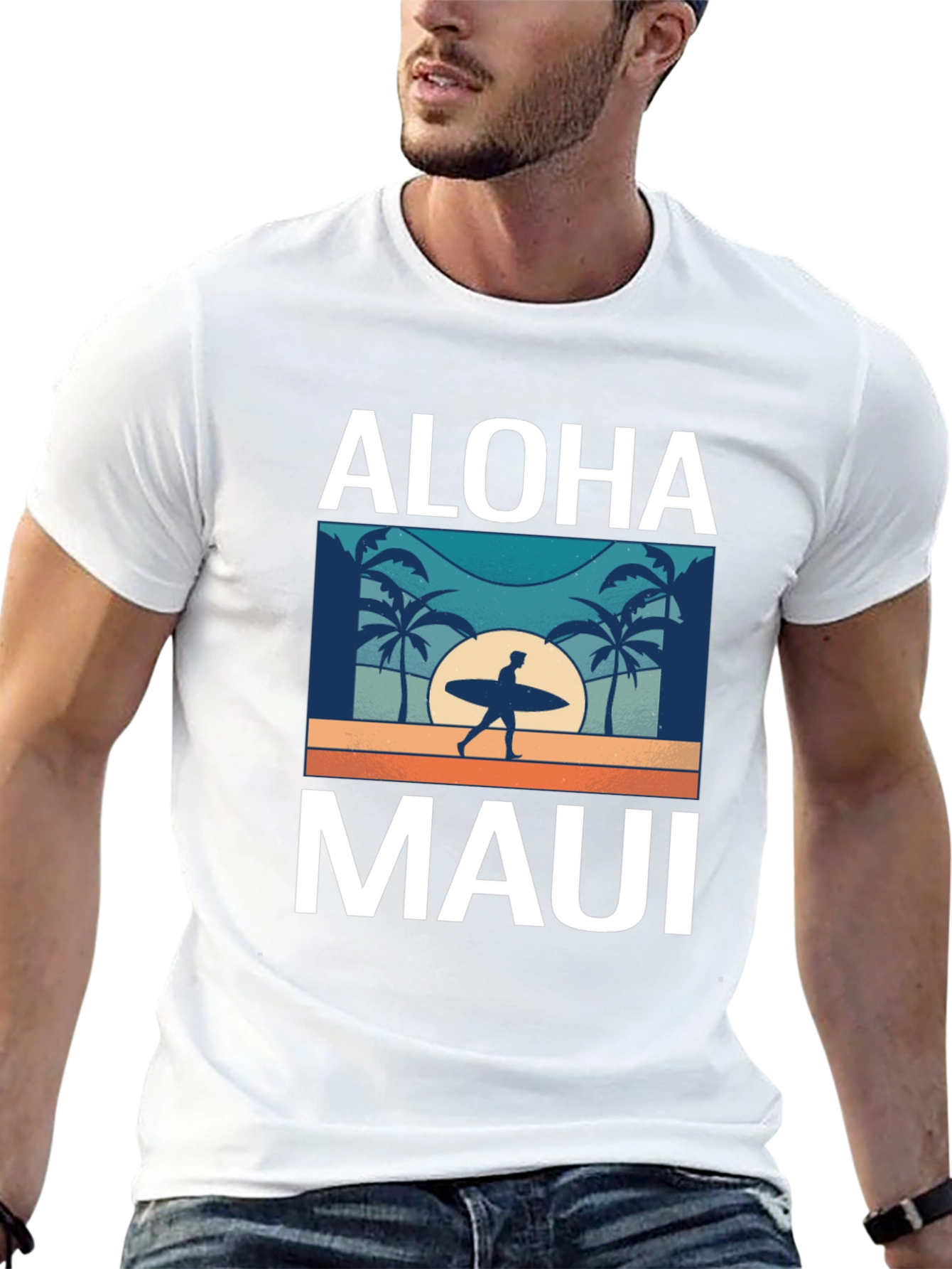 Aloha Maui Graphic Tee