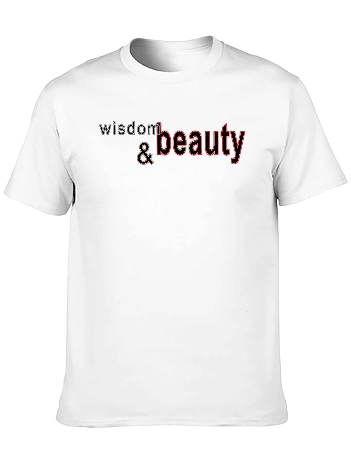 Wisdom & Beauty Graphic Tee - Black
