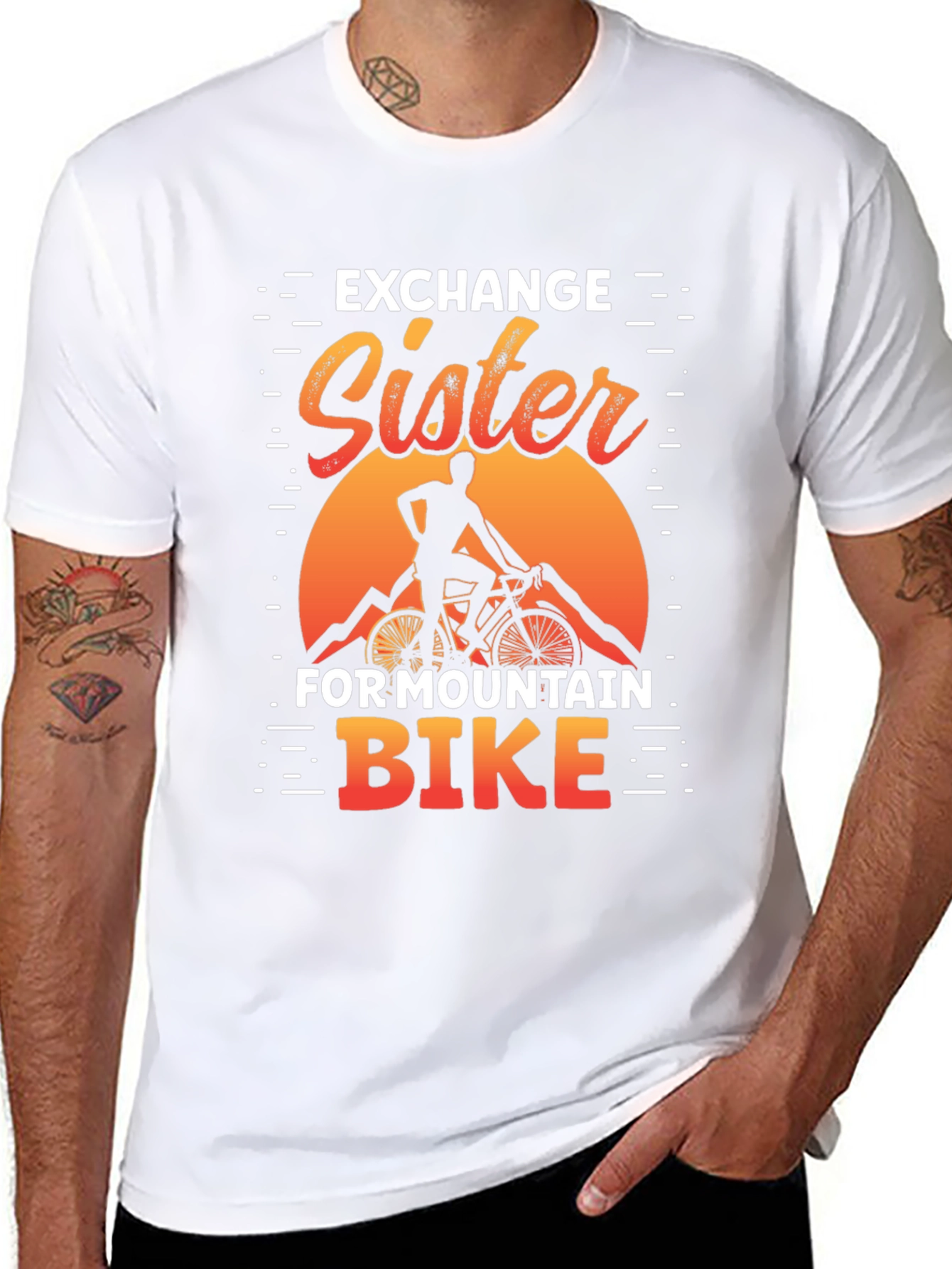 Exchange Sister For Mountain Bike Graphic Tee