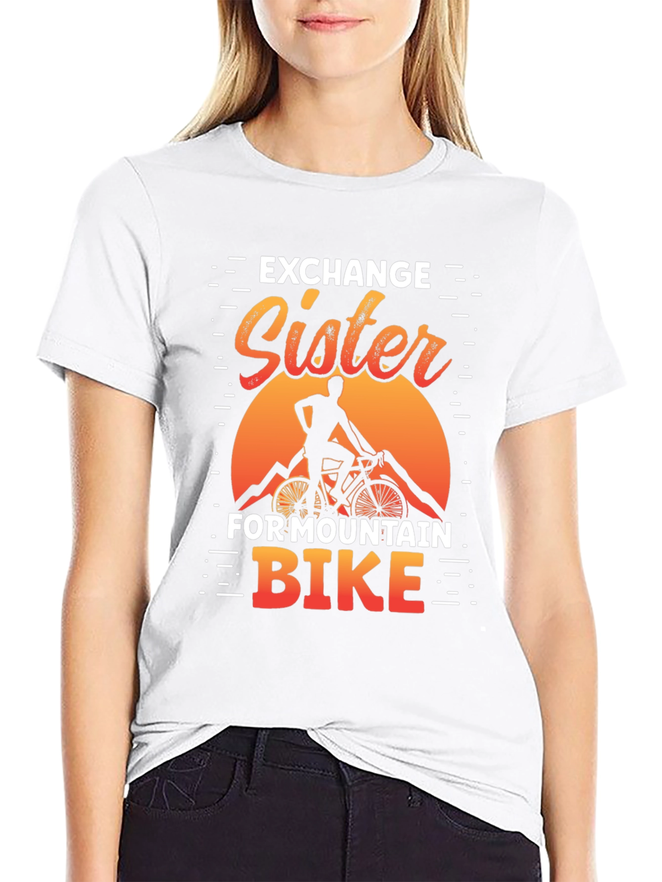 Exchange Sister For Mountain Bike Graphic Tee