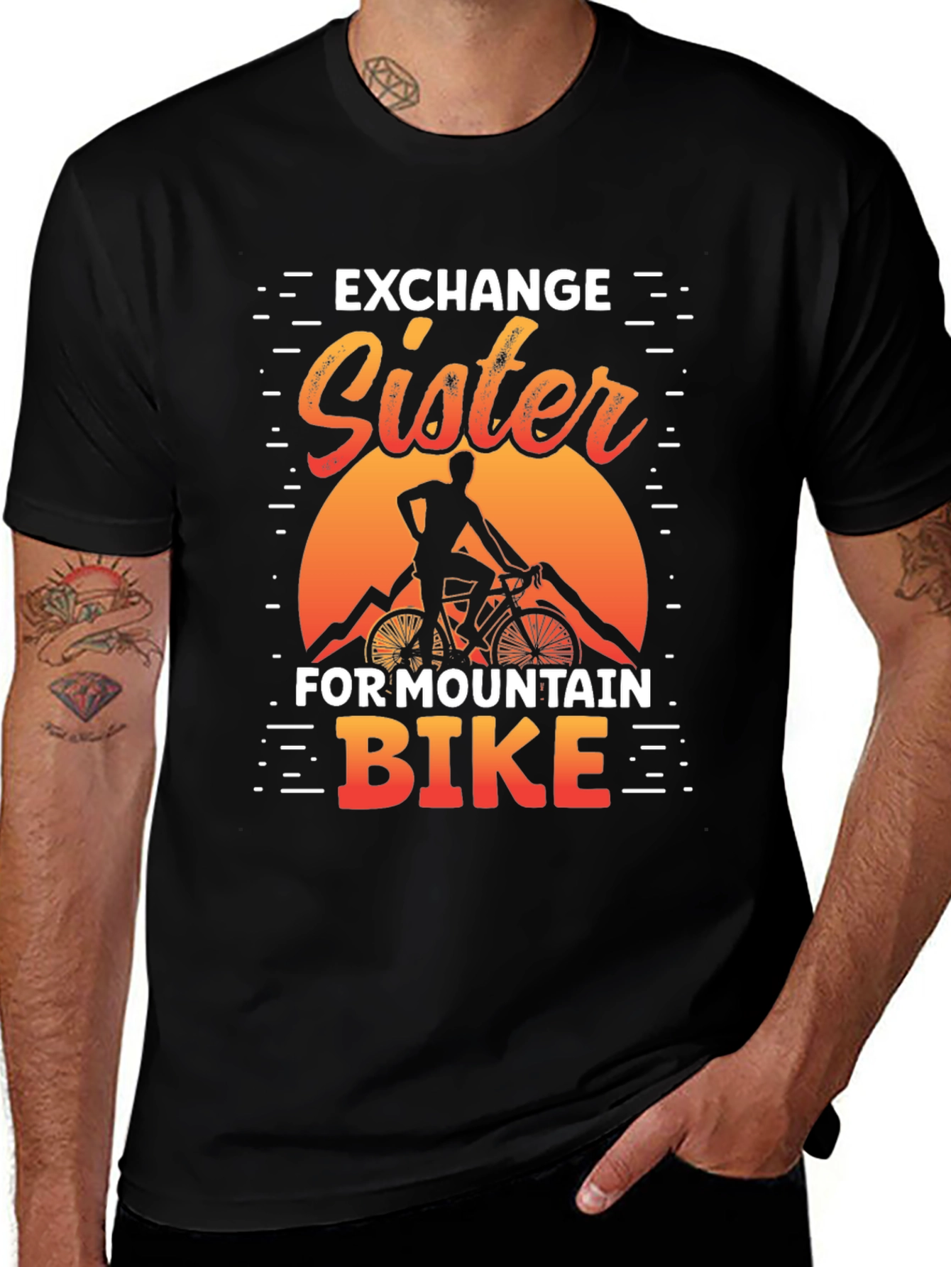 Exchange Sister For Mountain Bike Graphic Tee
