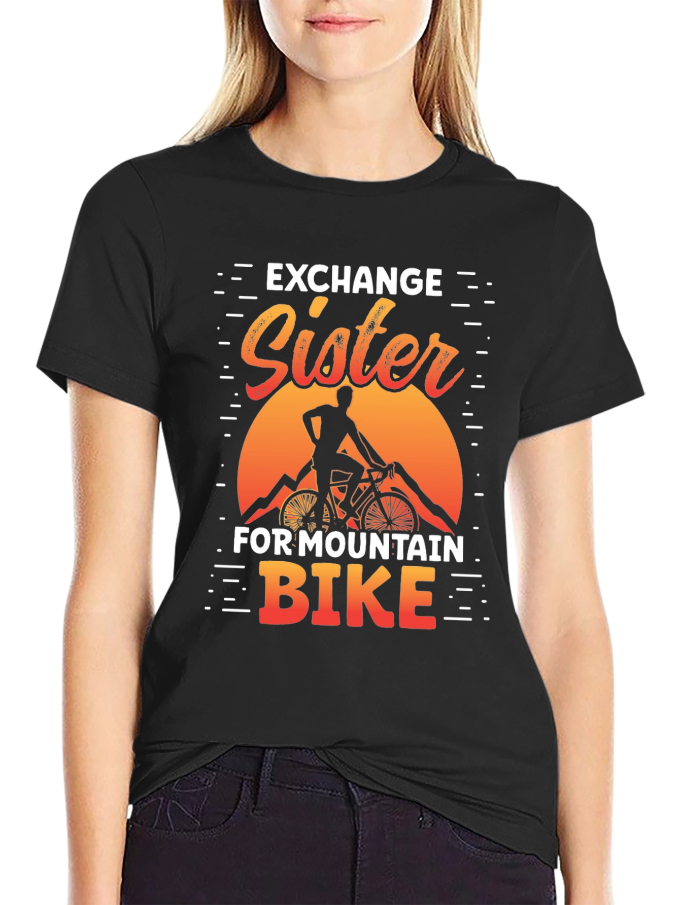 Exchange Sister For Mountain Bike Graphic Tee