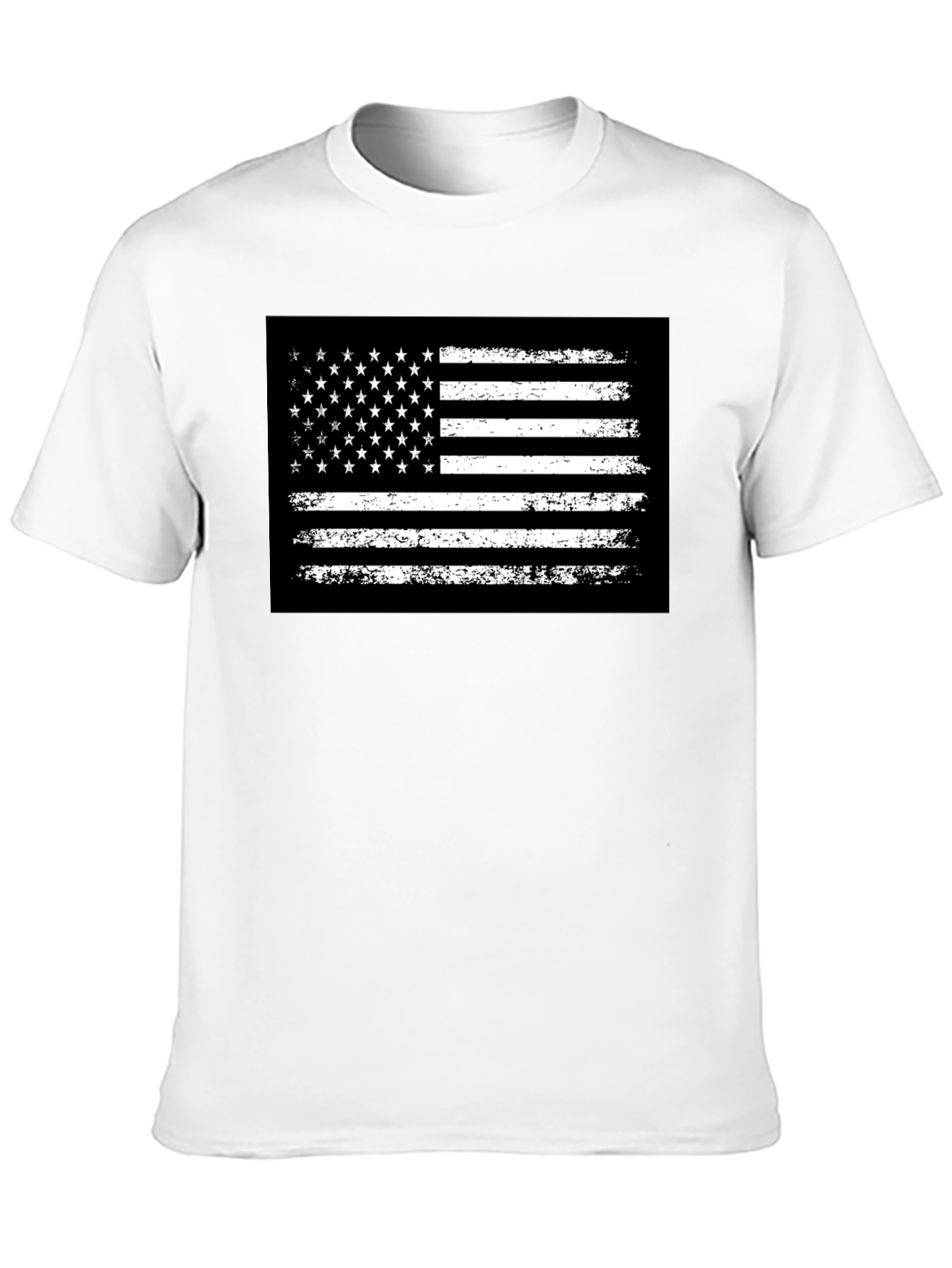 Distressed American Flag Graphic Tee