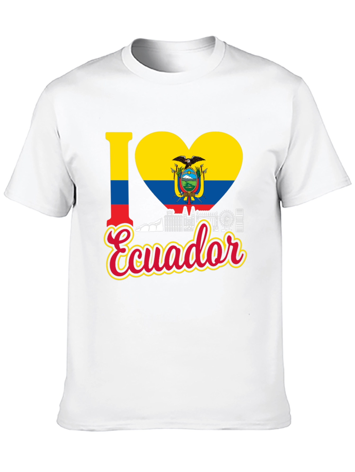 I Love Ecuador T-Shirt - Country Pride Tee
