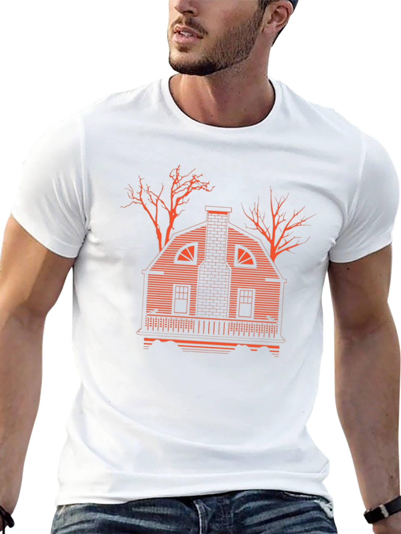 Amityville House Black T-Shirt
