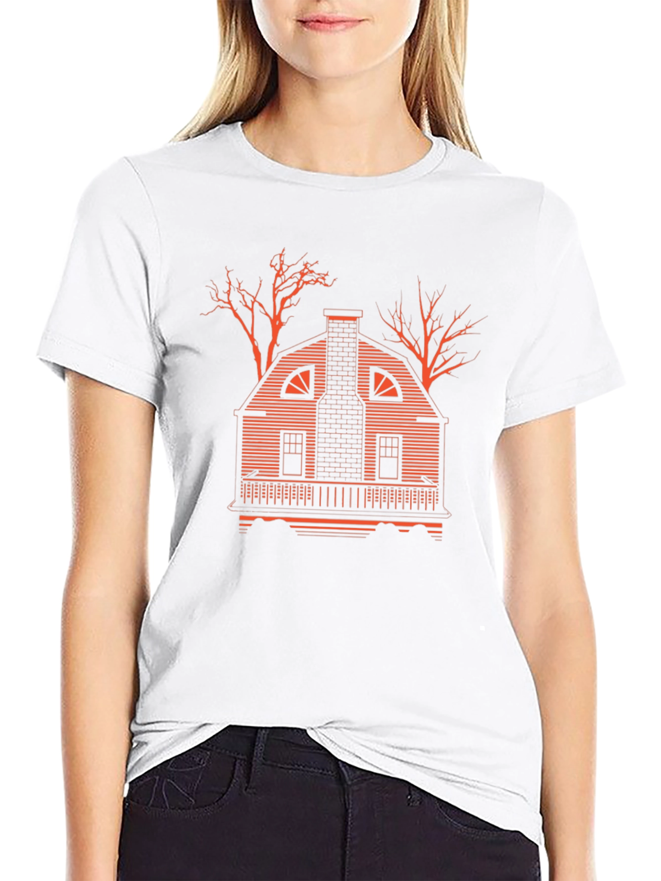 Amityville House Black T-Shirt