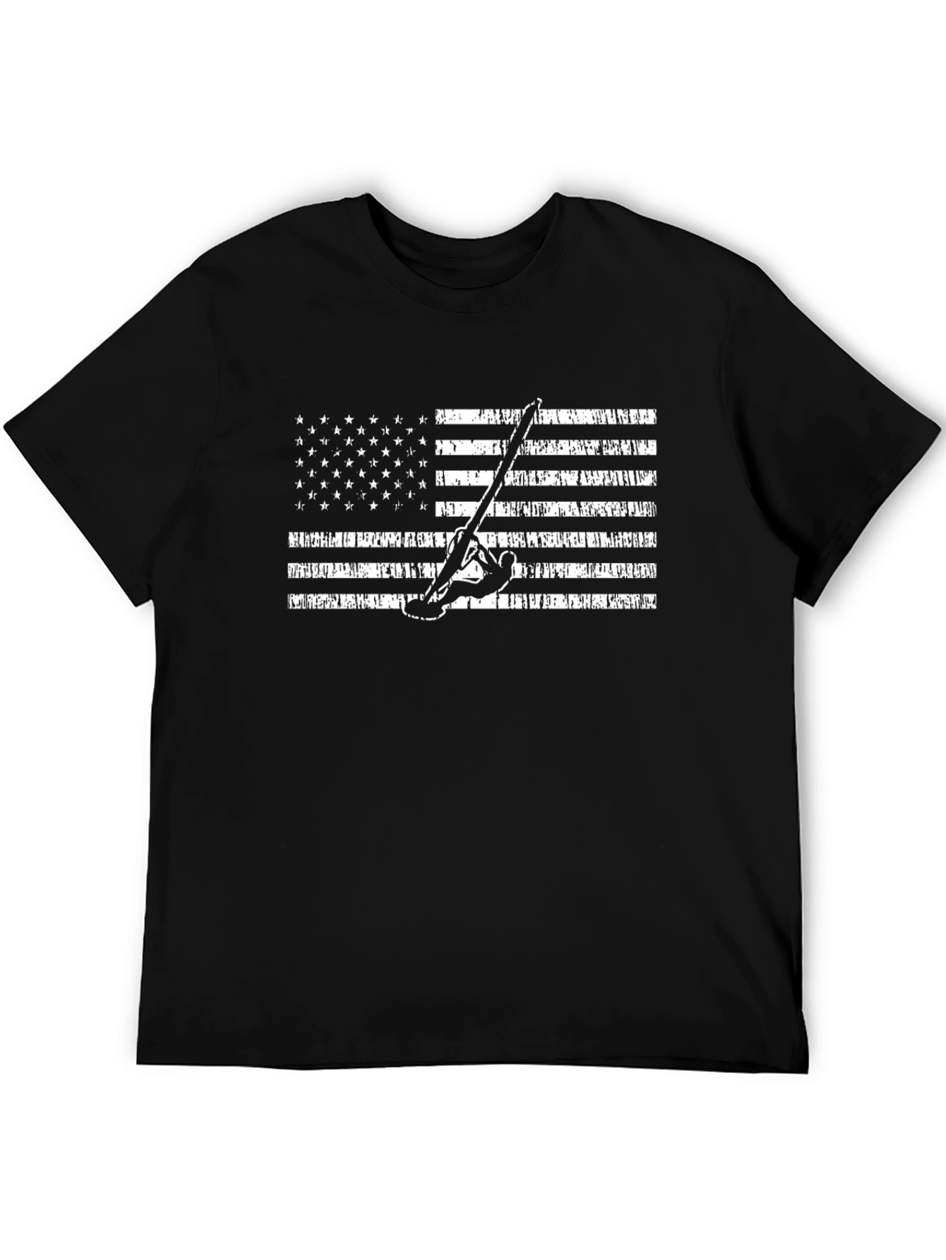 American Flag Windsurfing Graphic Tee