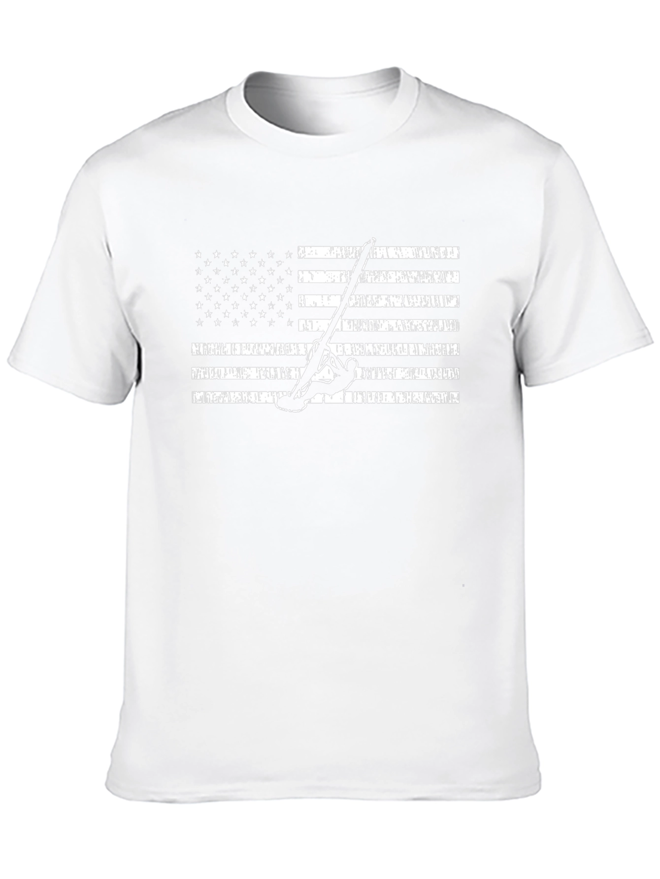 American Flag Windsurfing Graphic Tee
