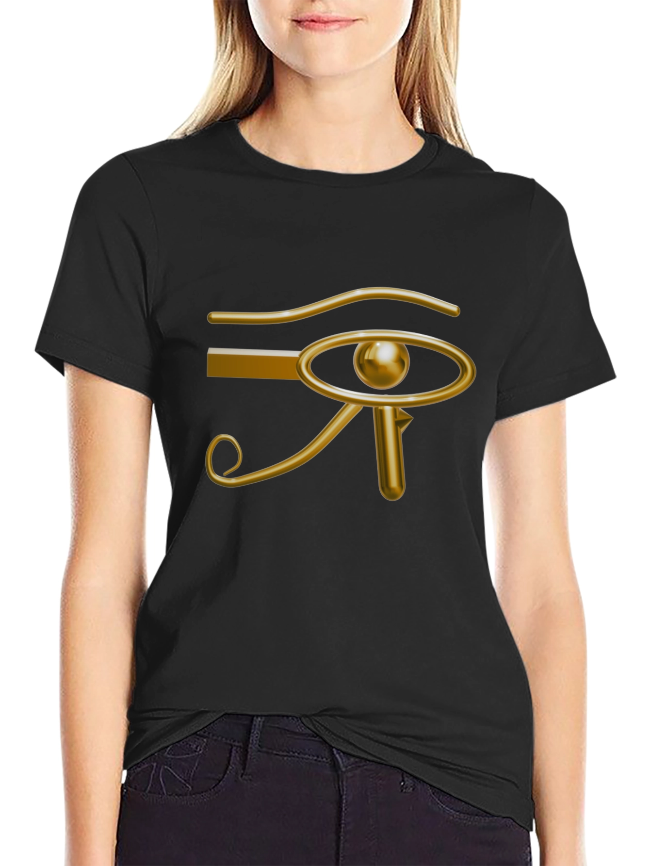 Eye of Horus Graphic Tee - Black T-Shirt