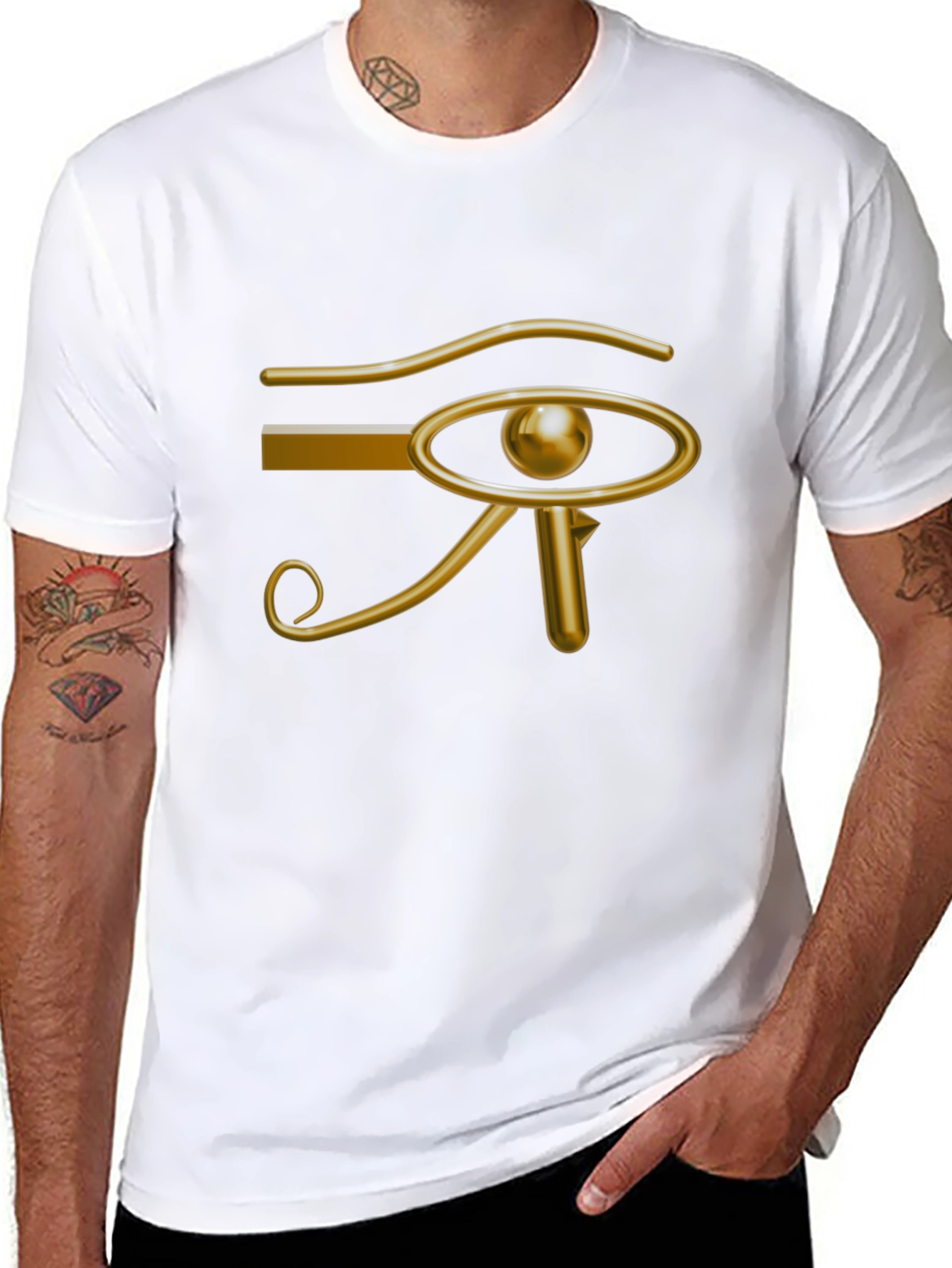 Eye of Horus Graphic Tee - Black T-Shirt