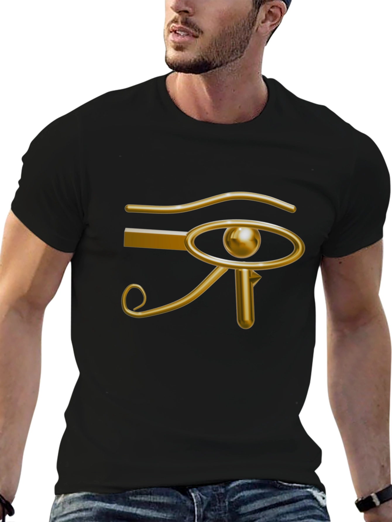 Eye of Horus Graphic Tee - Black T-Shirt