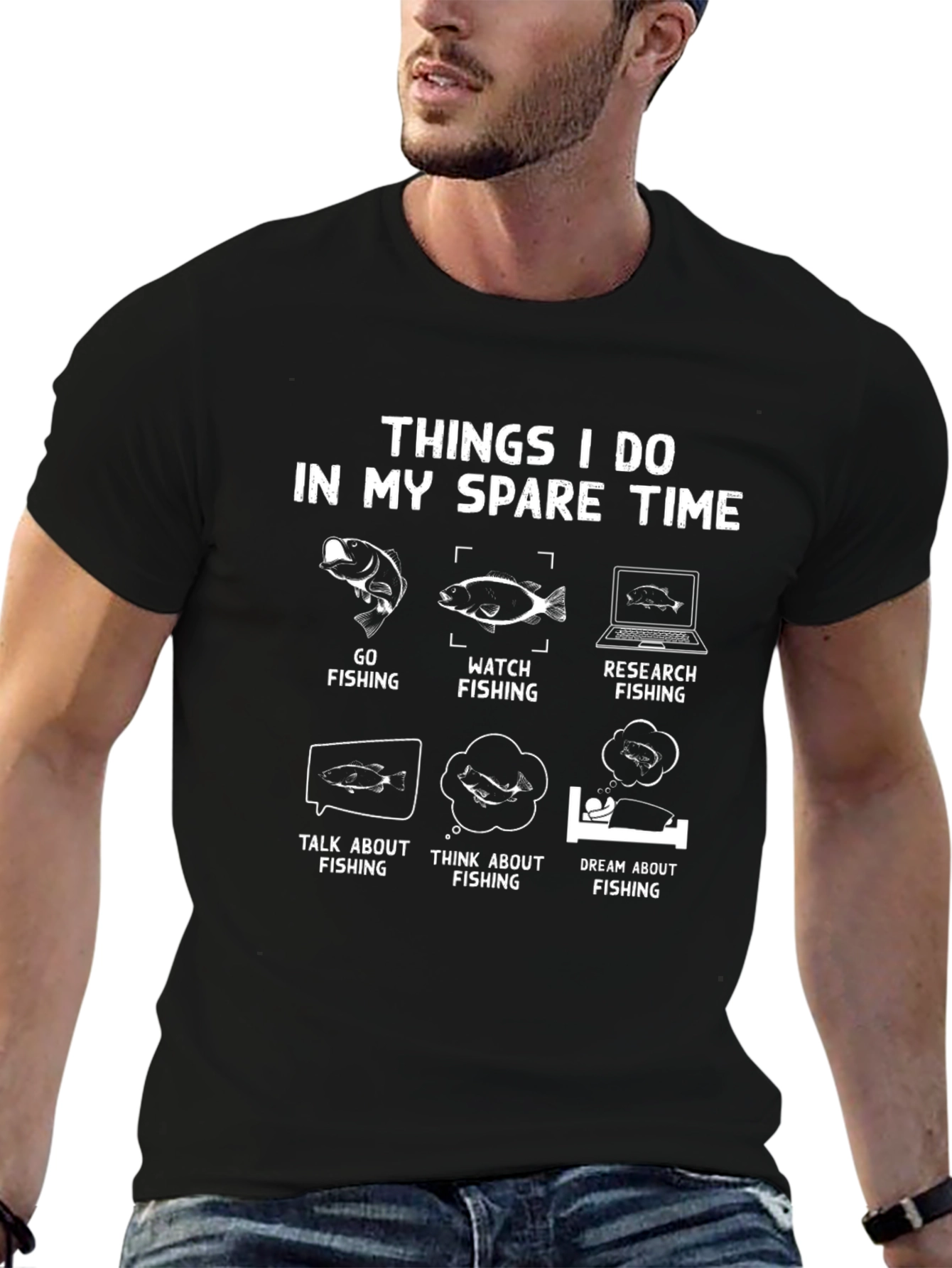 Fishing Spare Time Hobby T-Shirt