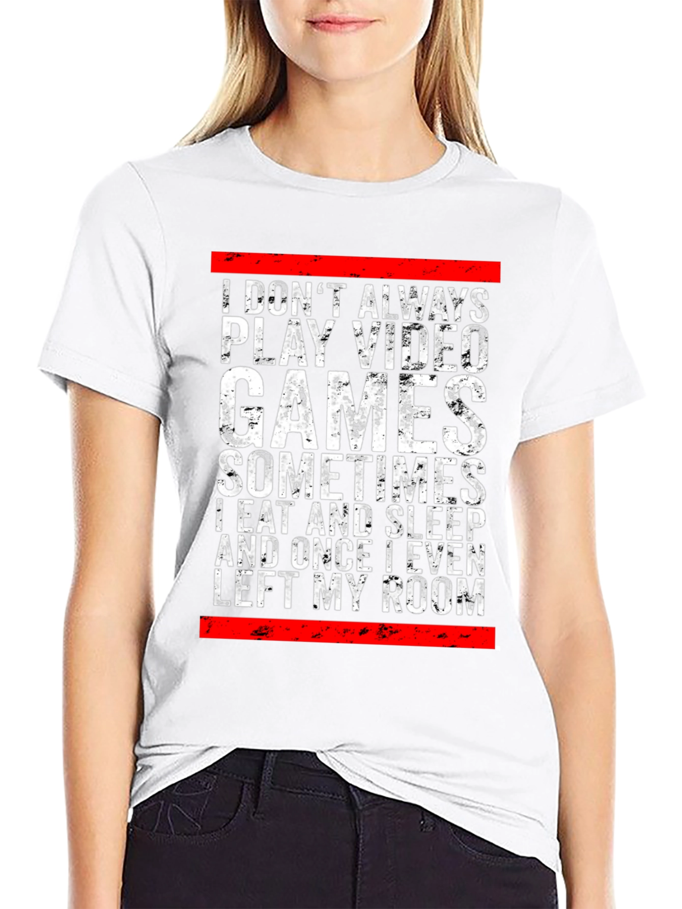 Gamer Graphic Tee: I Dont Always Play Video Games