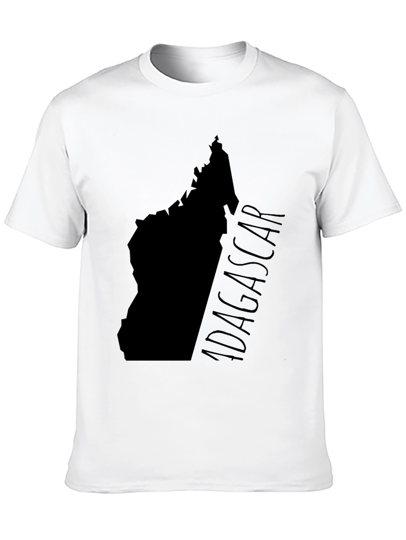 Madagascar Silhouette Graphic Tee - Black
