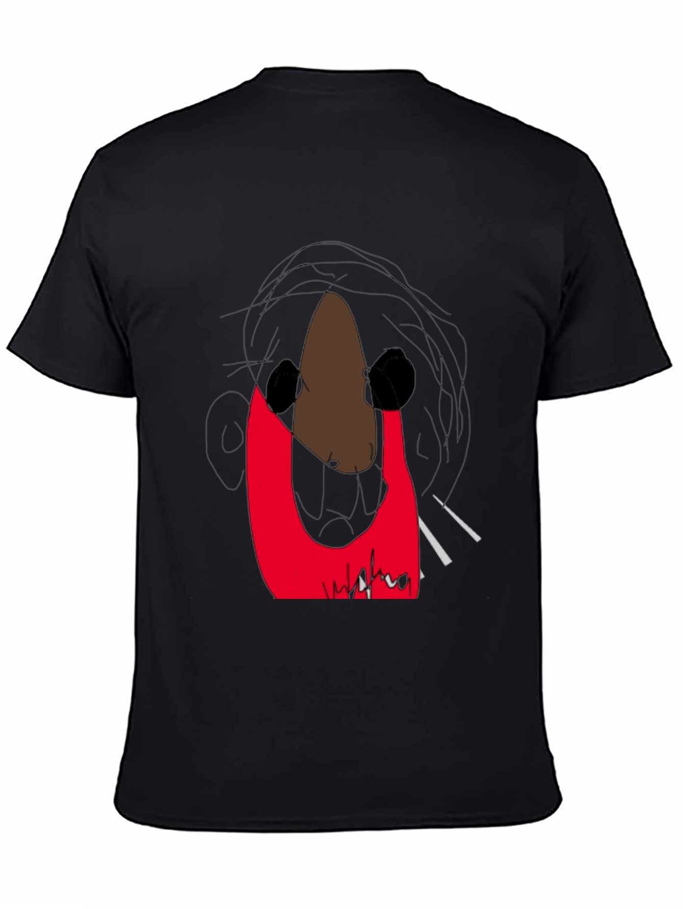 Abstract Graphic Print T-Shirt - Modern Art Tee