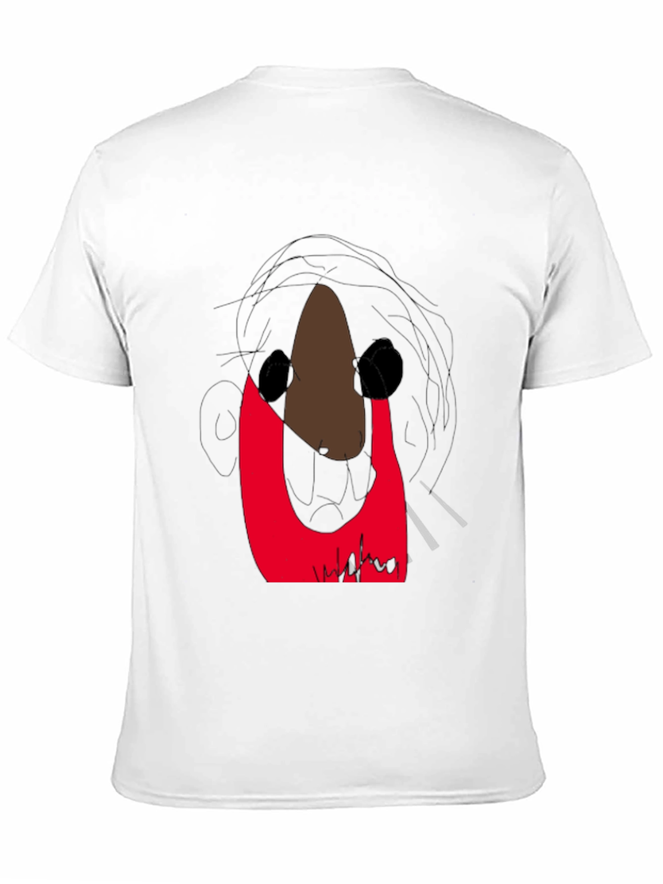 Abstract Graphic Print T-Shirt - Modern Art Tee