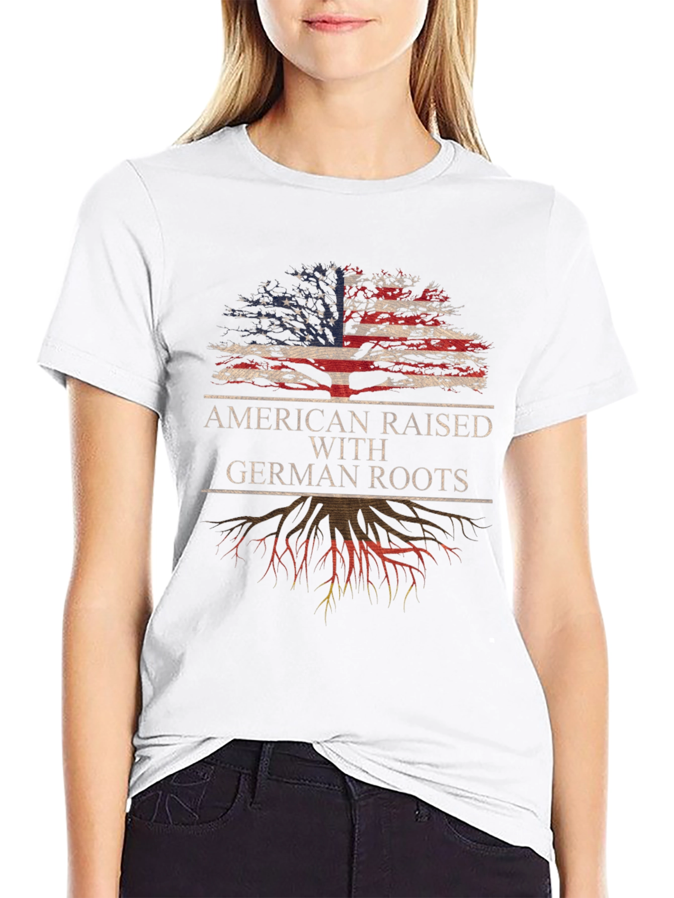 American Raised With German Roots T-Shirt