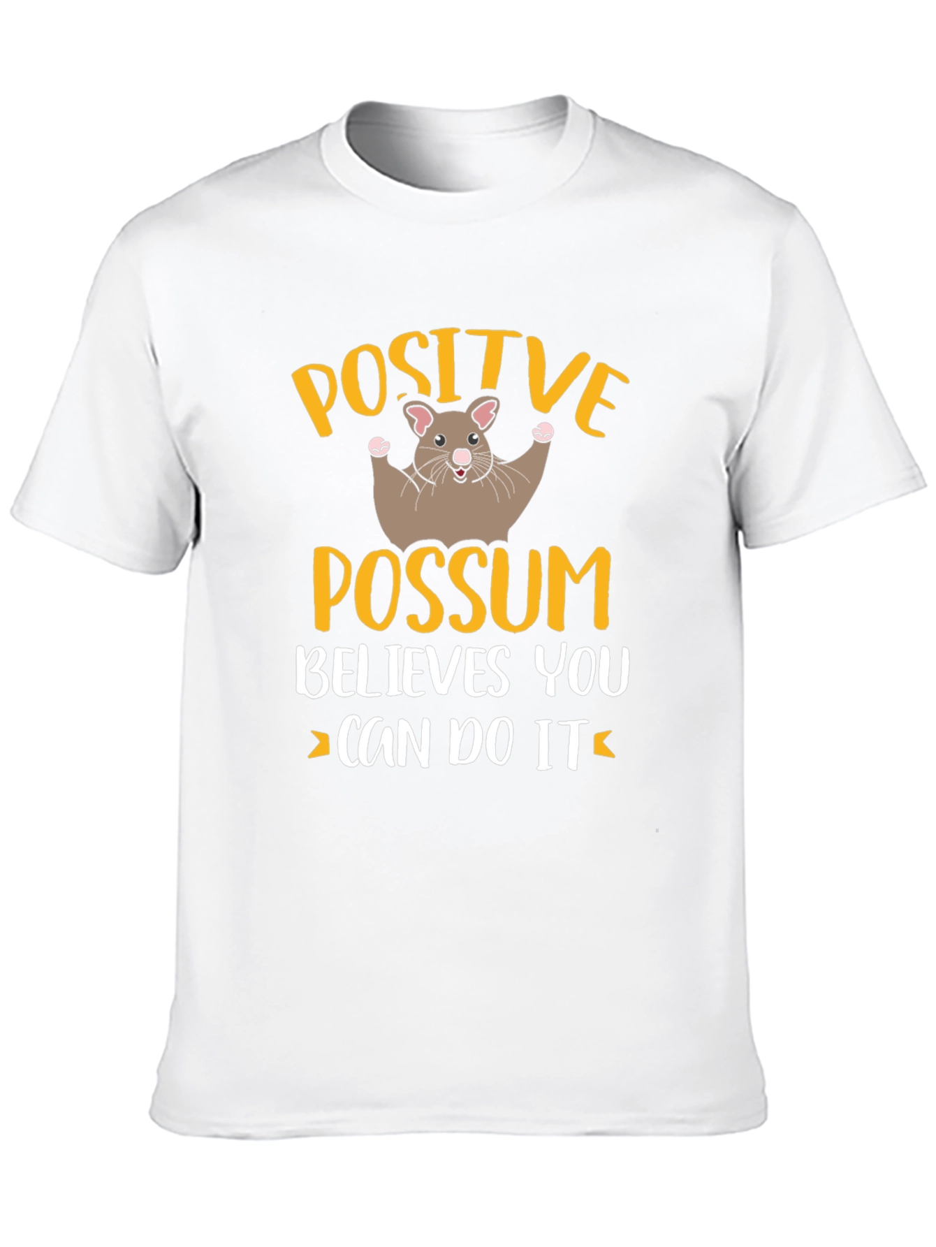 Positive Possum Believes in You Graphic Tee