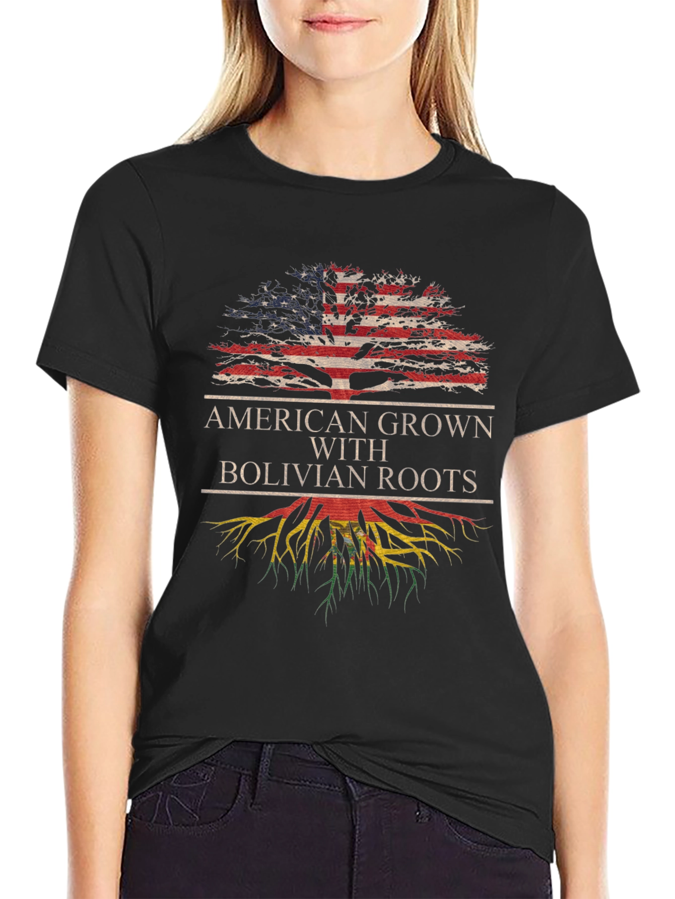 American Grown with Bolivian Roots T-Shirt
