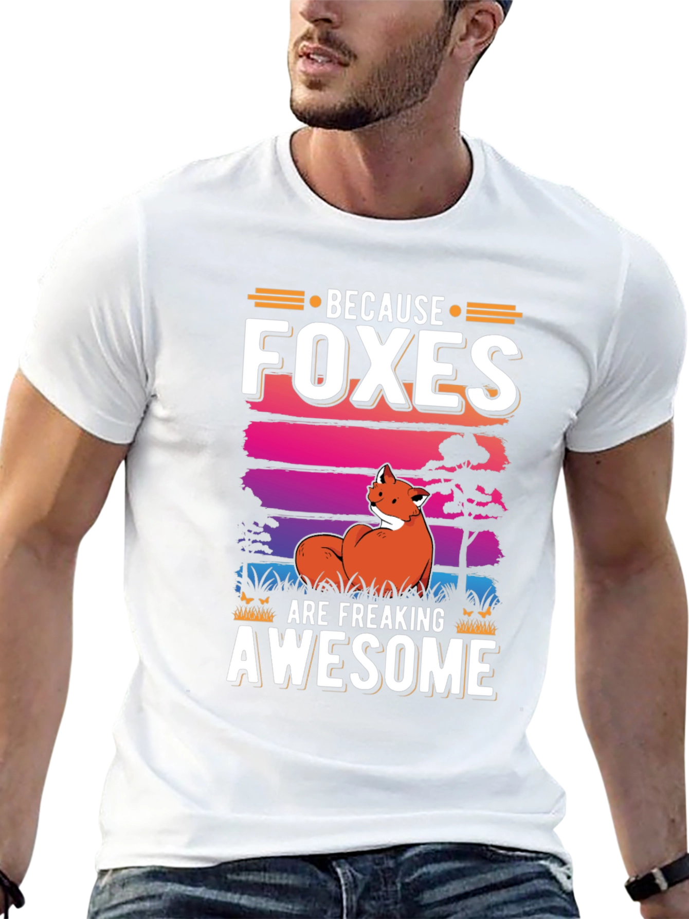 Because Foxes Are Freaking Awesome Graphic Tee