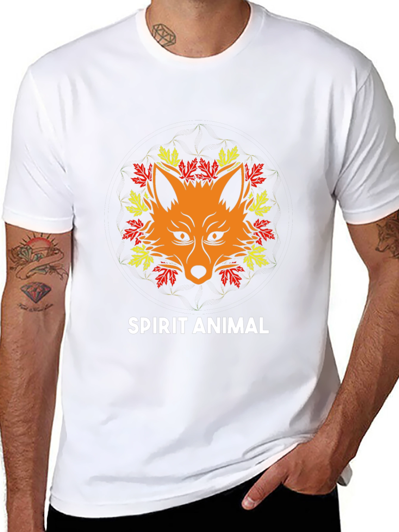 Spirit Animal Fox Graphic T-Shirt