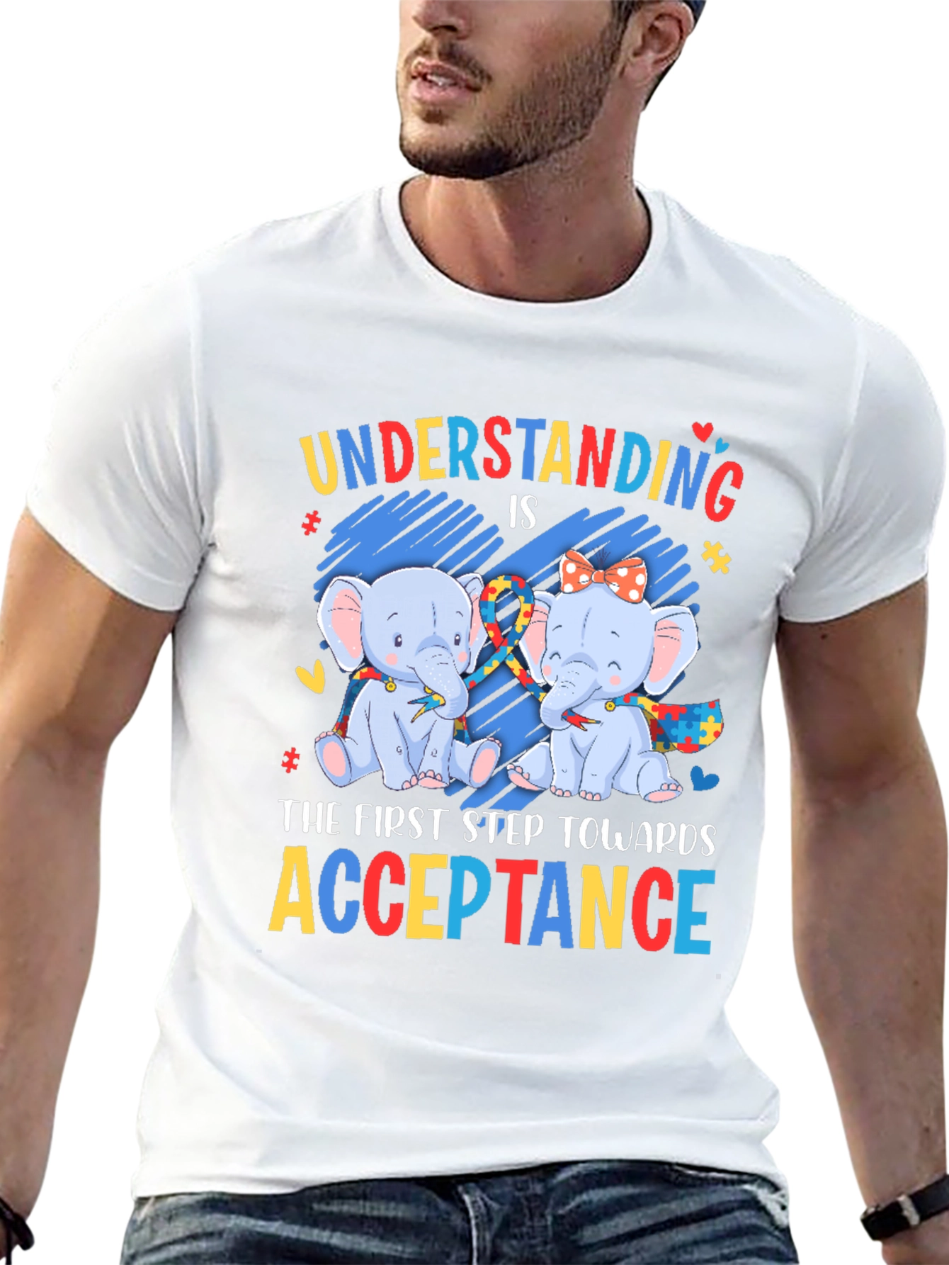 Autism Awareness Elephant T-Shirt