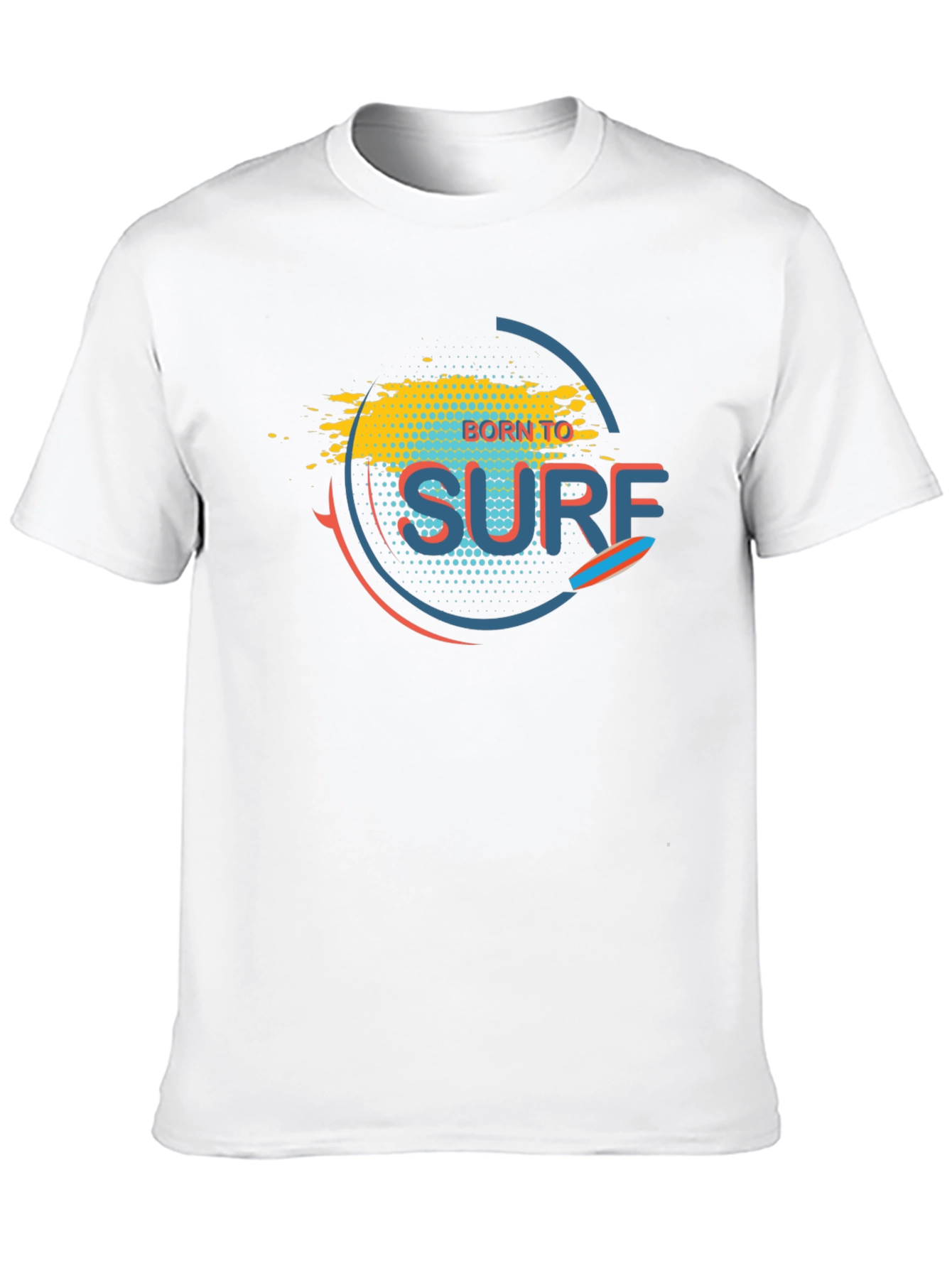 Born to Surf Graphic Tee - Black