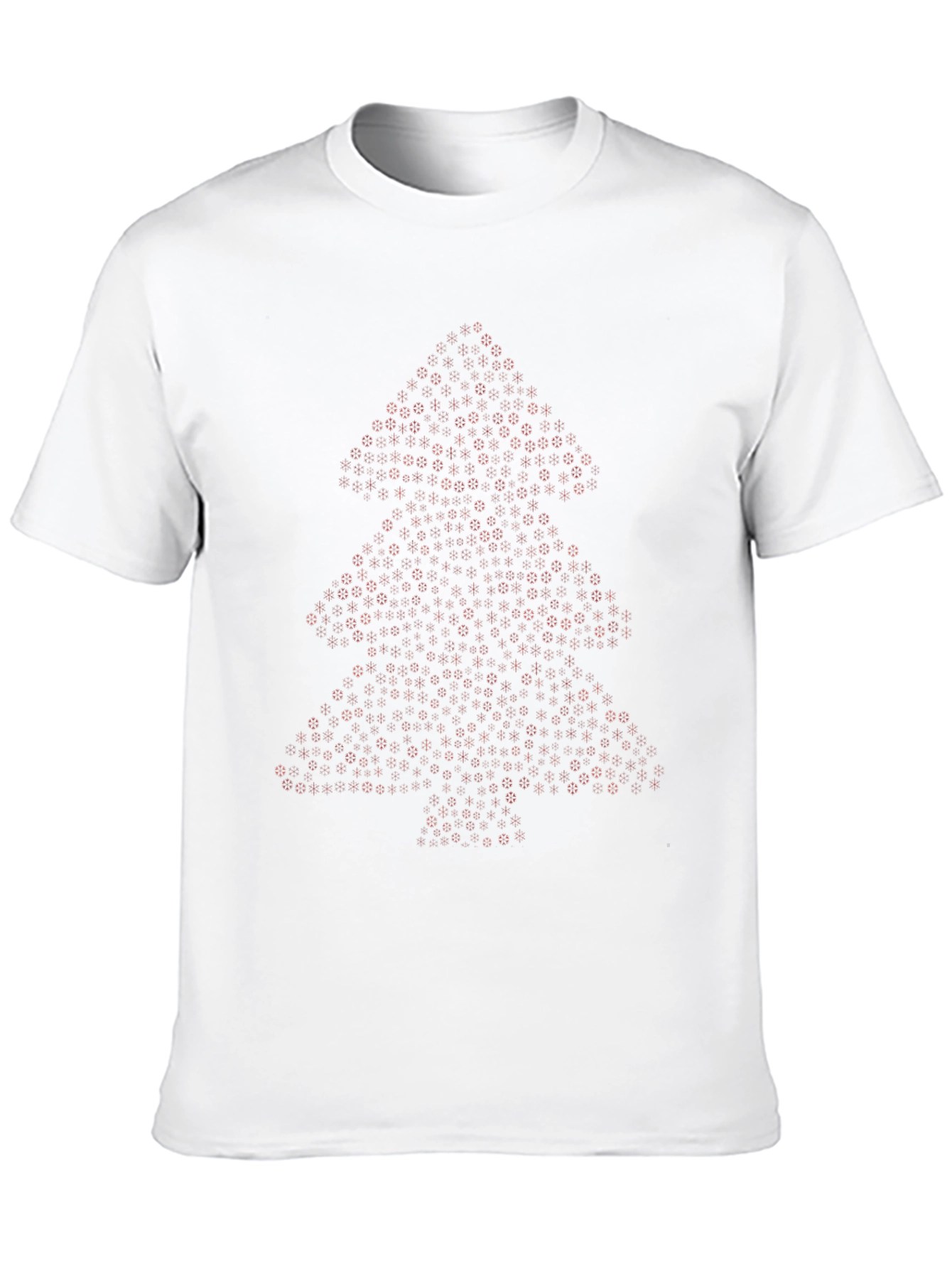 Festive Holiday Tree Black T-Shirt