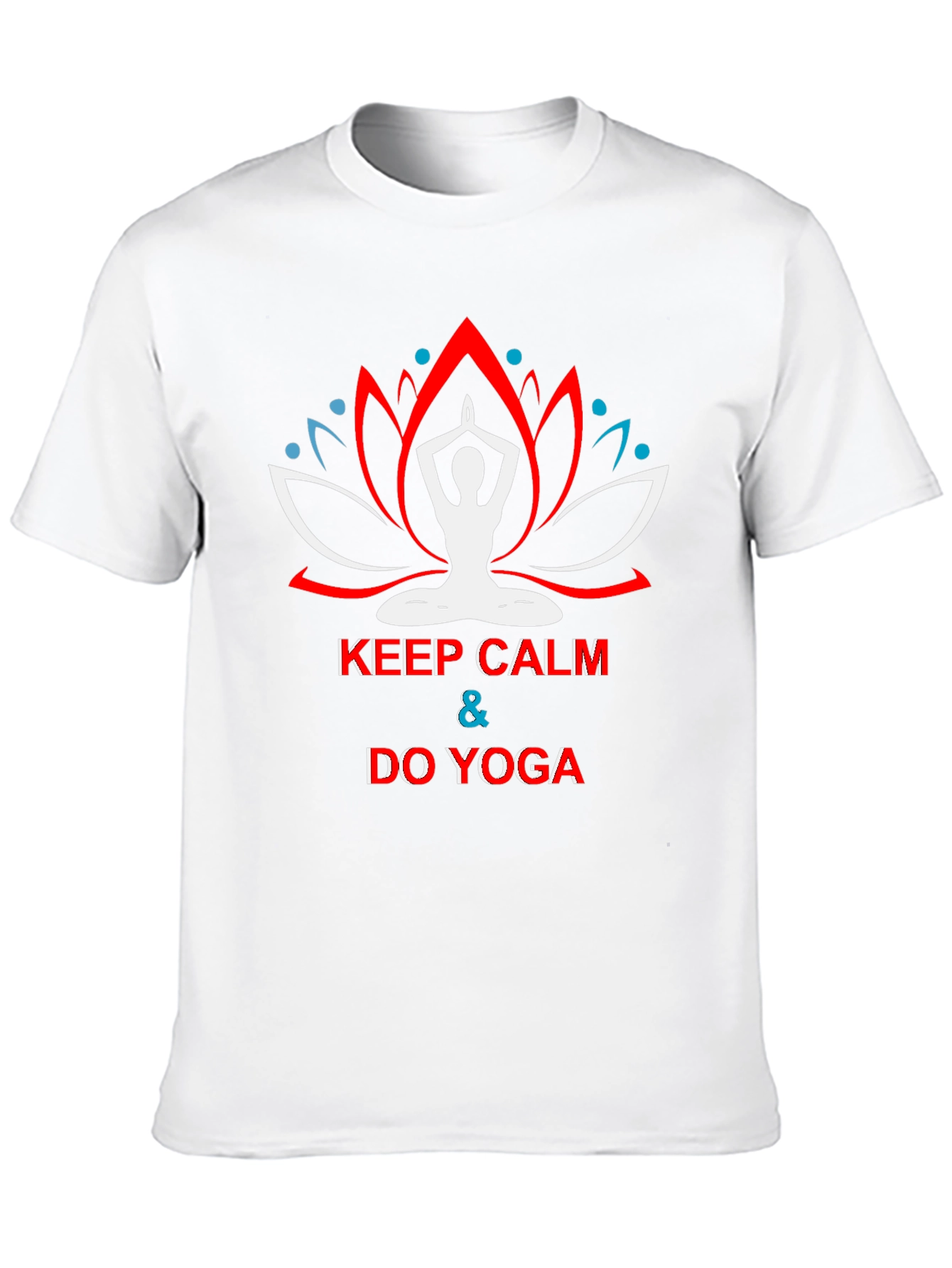 Keep Calm Do Yoga Black T-Shirt