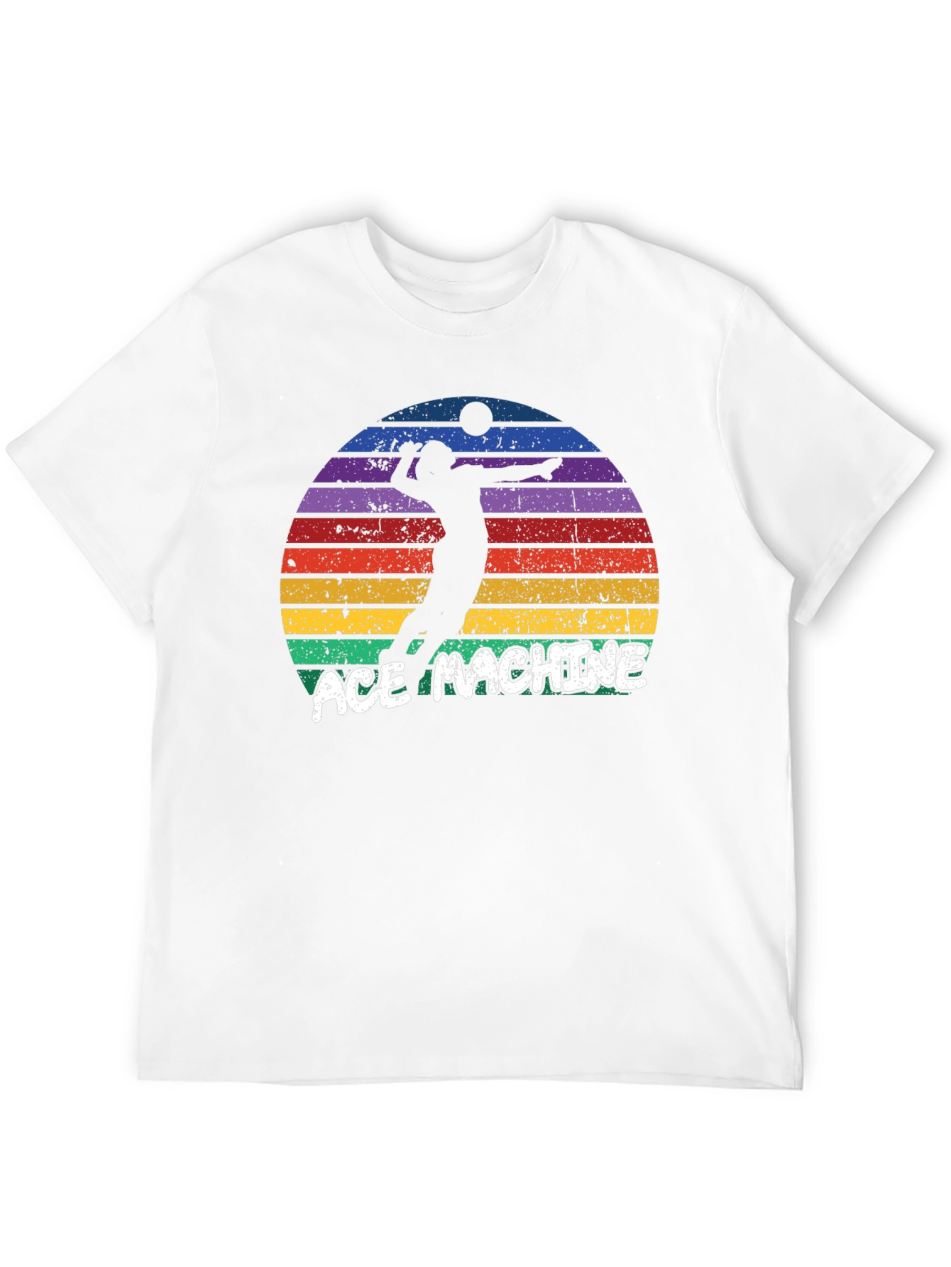 Ace Machine Volleyball Graphic T-Shirt