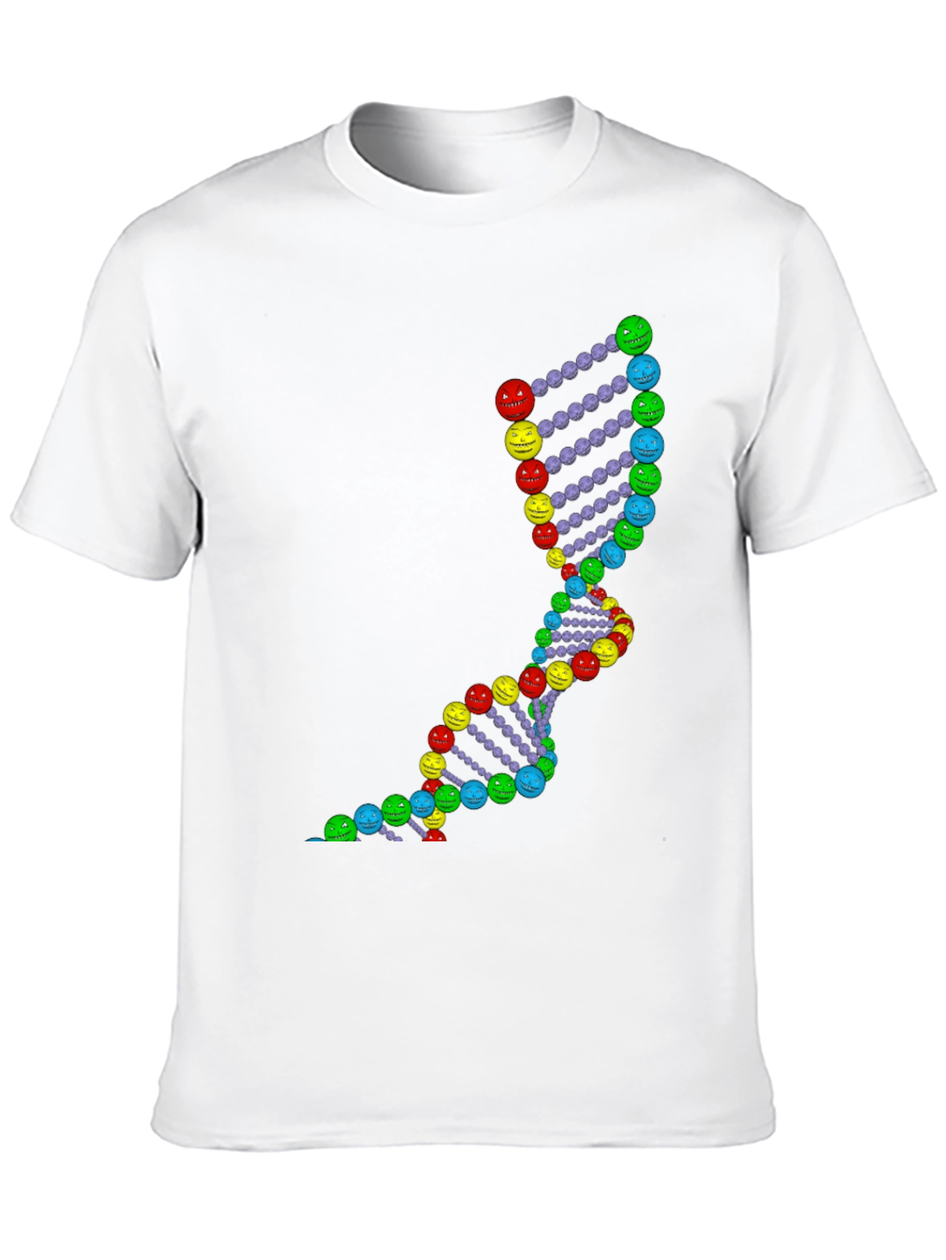 DNA Smile Face T-Shirt - Science Humor Tee
