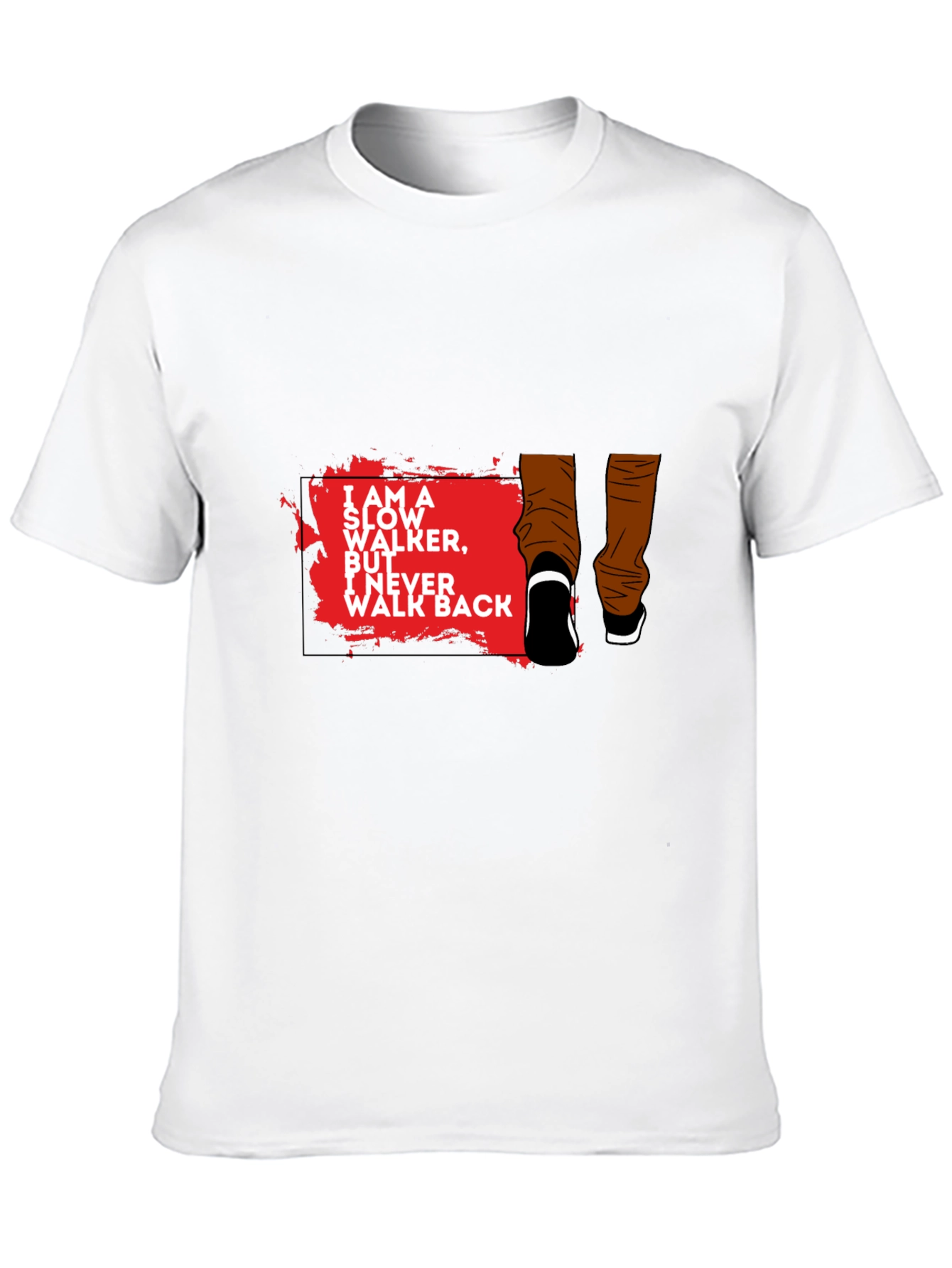 Slow Walker Graphic Tee - Never Walk Back