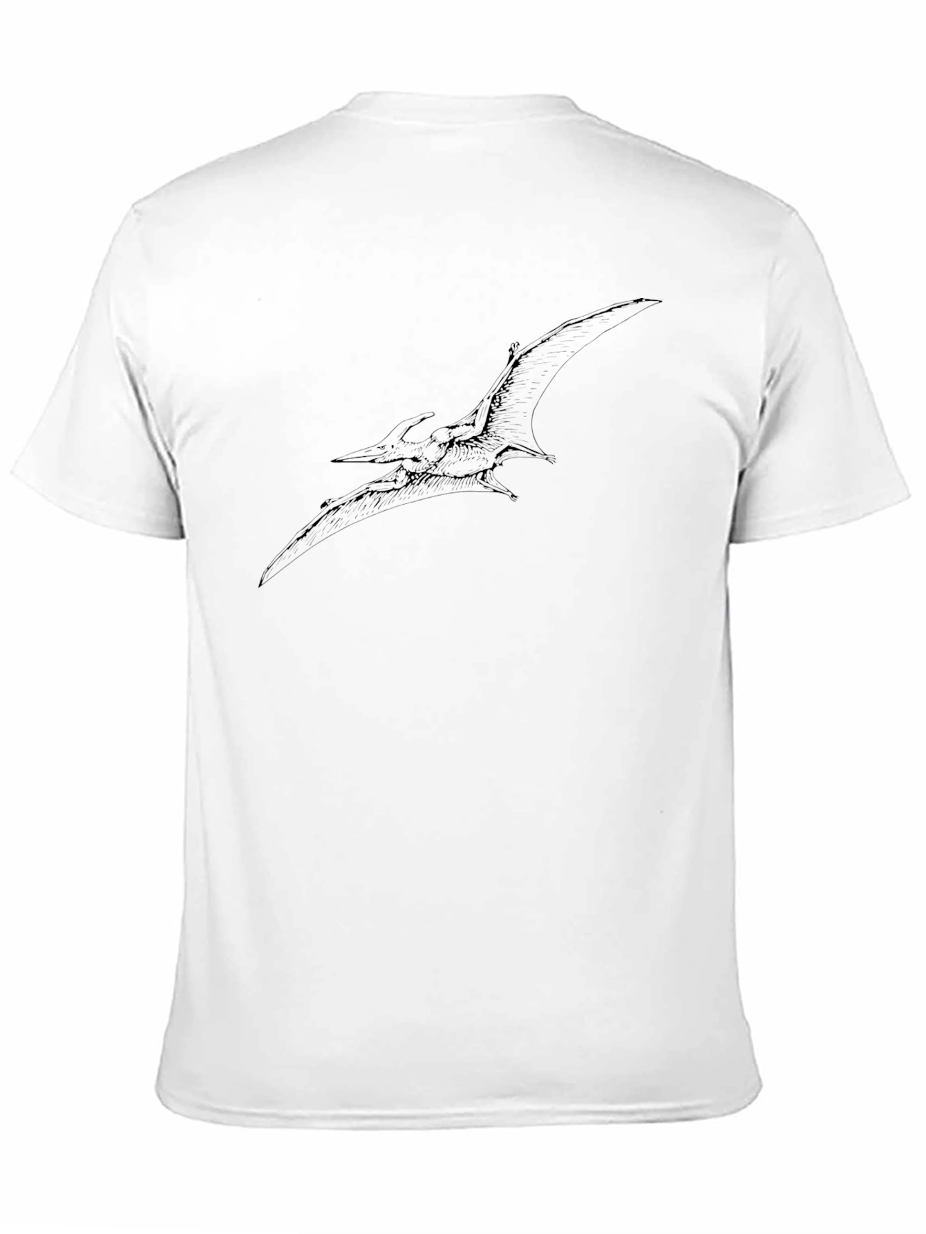 Pterodactyl Graphic Tee - Black