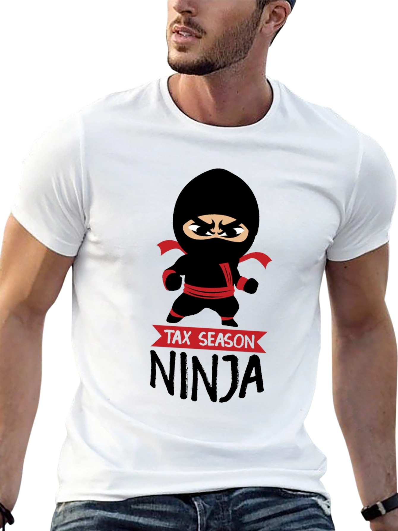 Tax Season Ninja Graphic T-Shirt