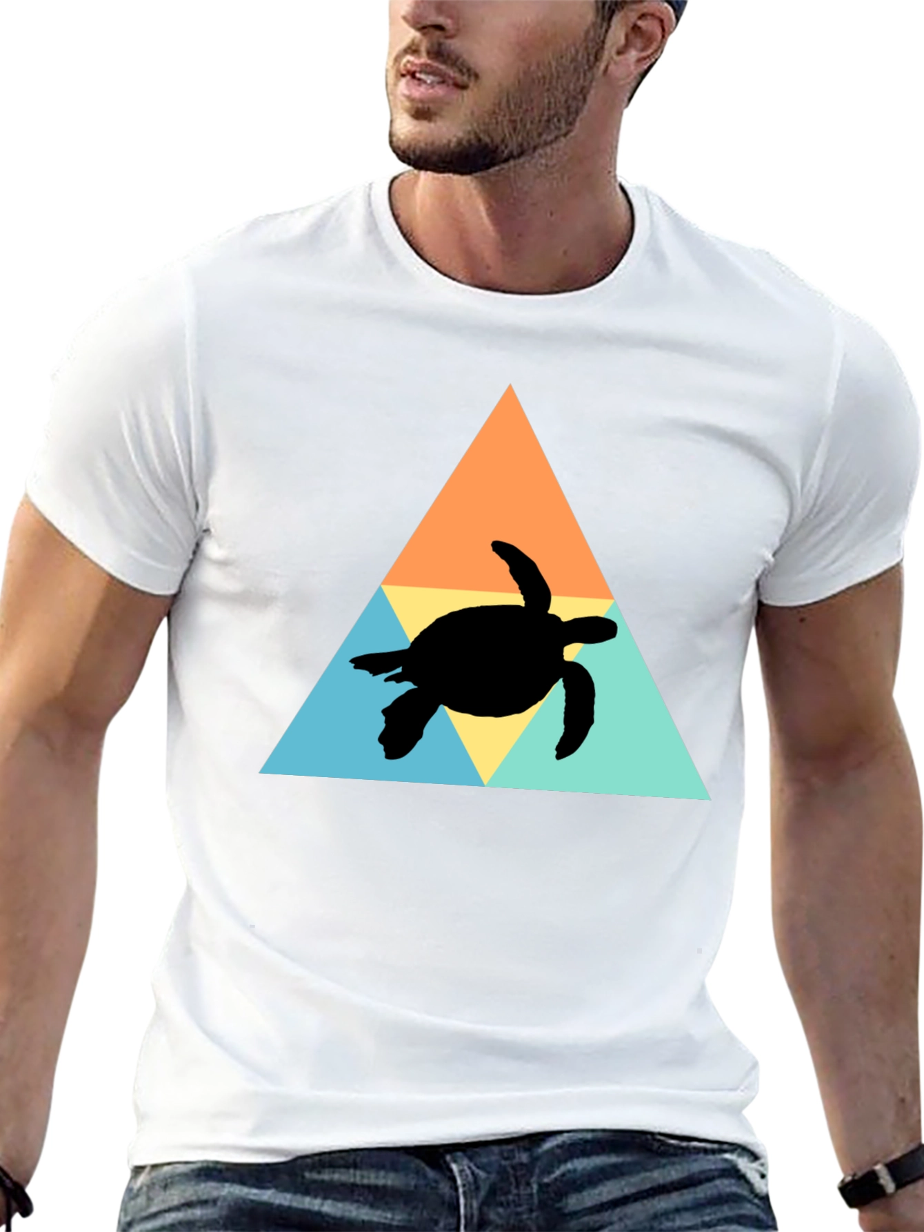 Turtle Triangle Graphic Tee