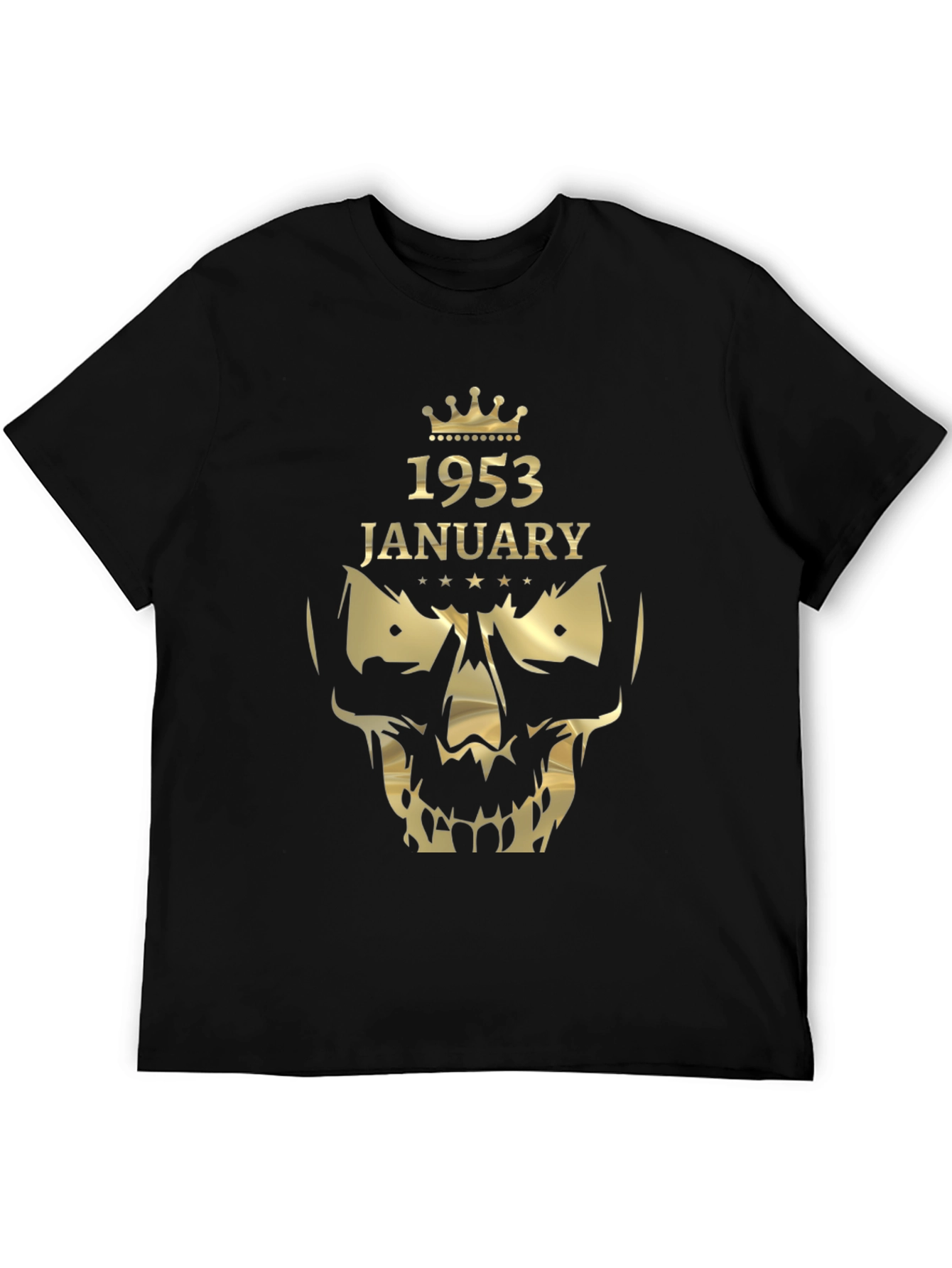 1953 January Graphic Tee - Skull Crown